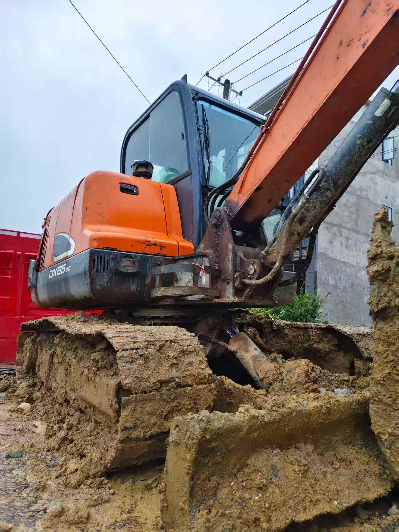 Buy Doosan DX55W Used Excavator / 3