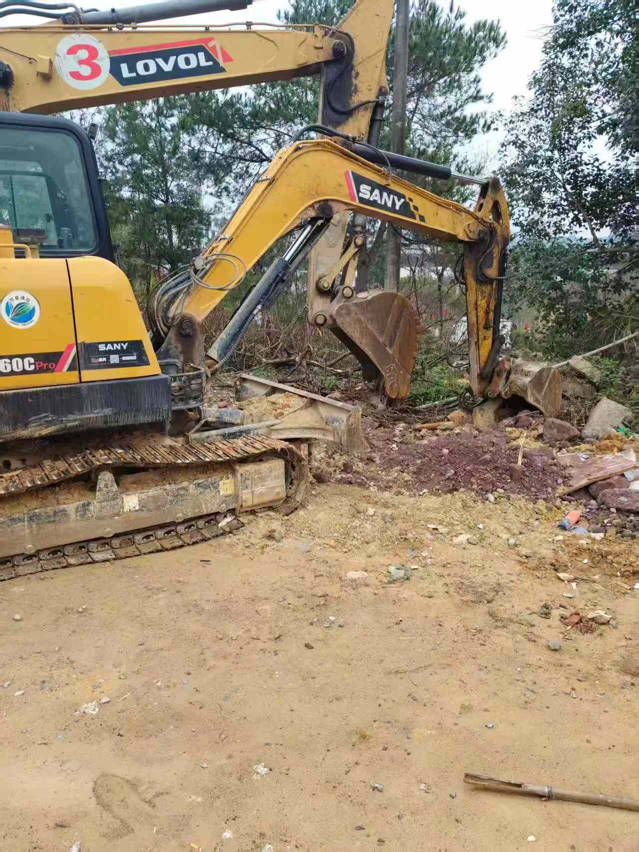 Buy Sany SY60 Used Excavator / 3