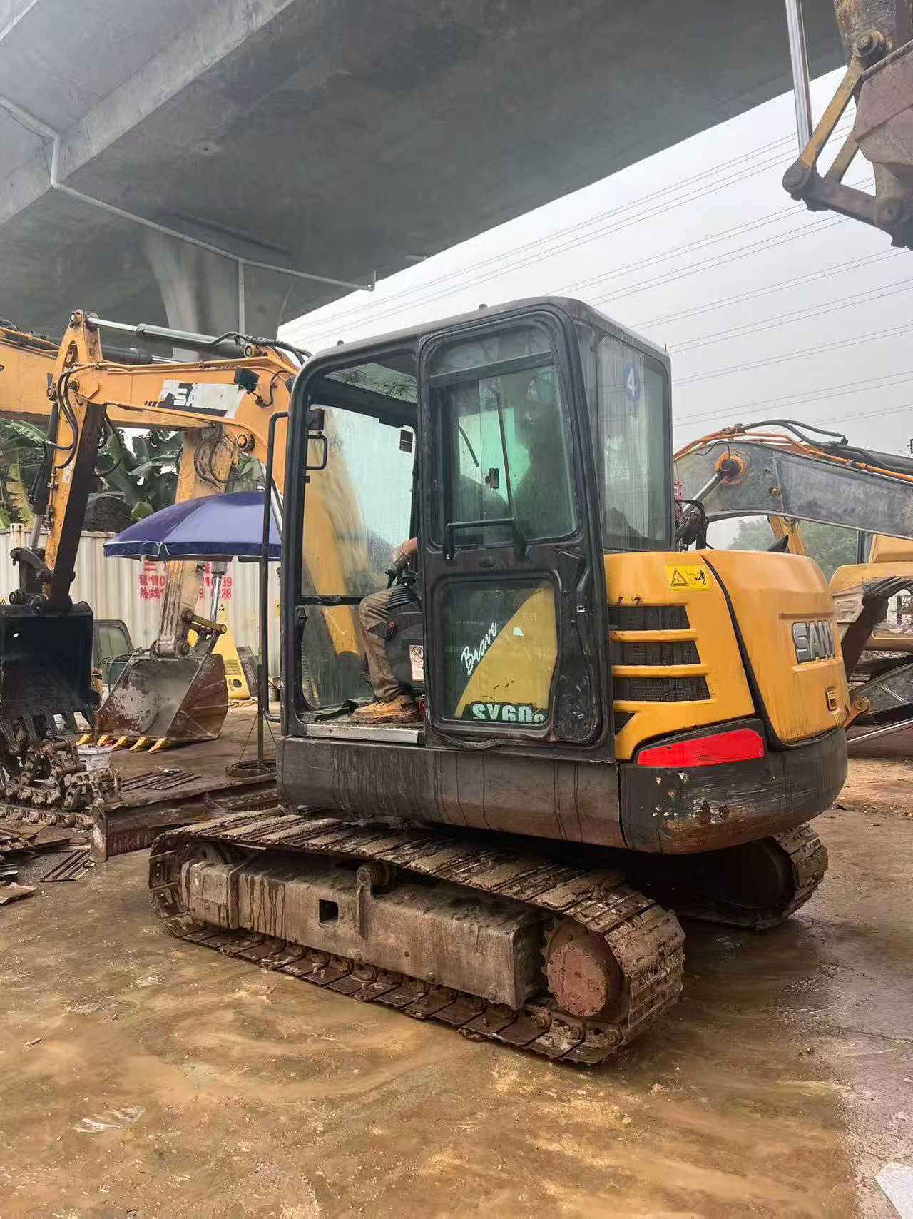 Buy Sany SY55 Used Excavator / 2
