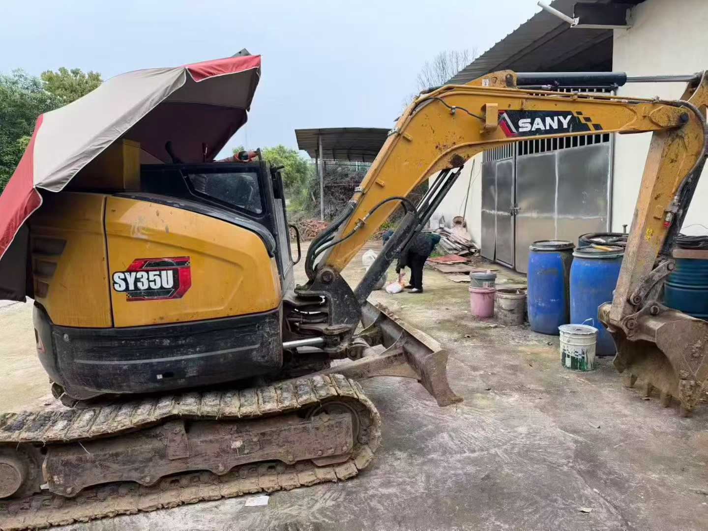 Buy Sany SY35C Used Excavator / 4