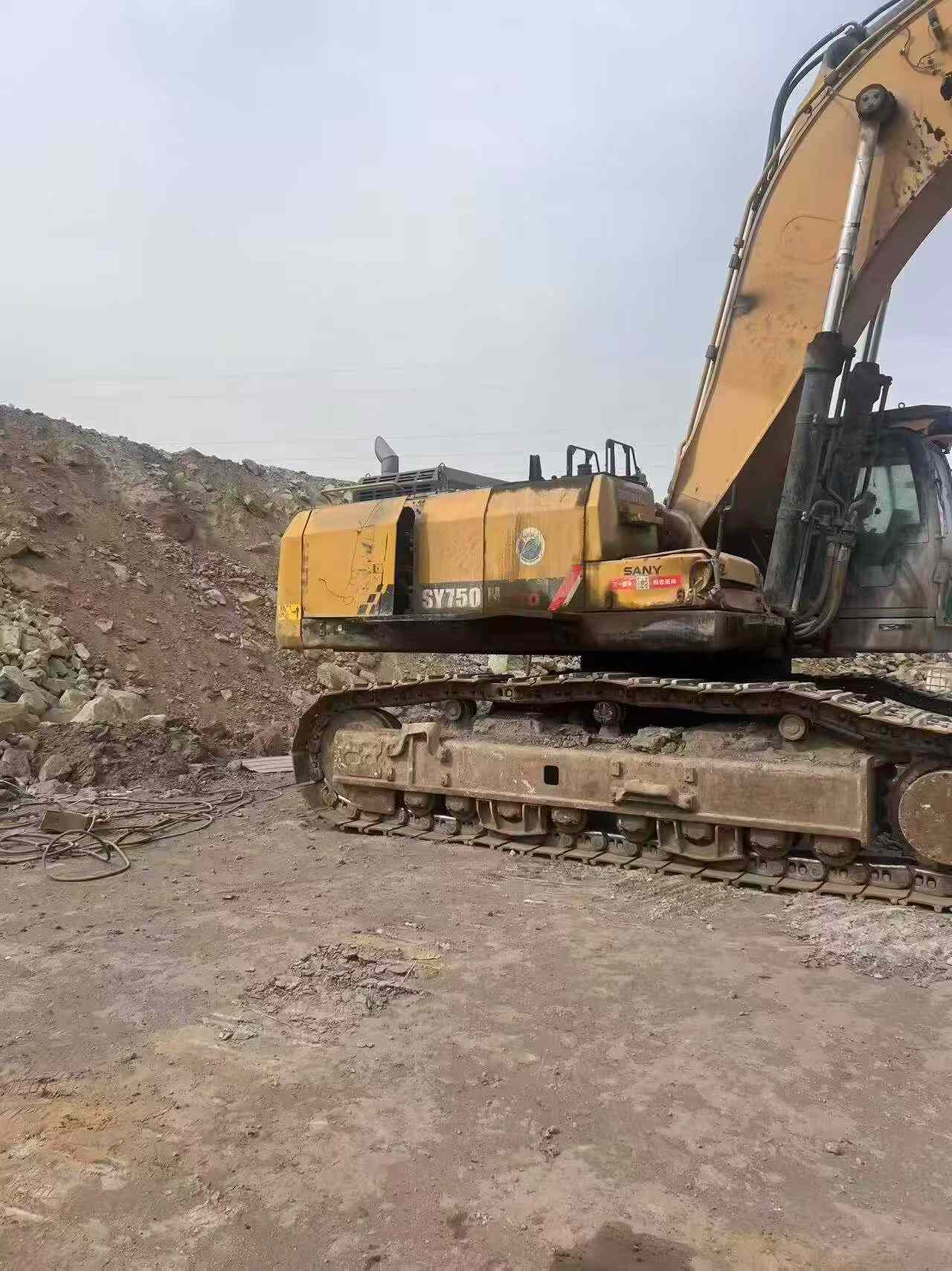 Buy Sany SY750H Used Excavator / 5