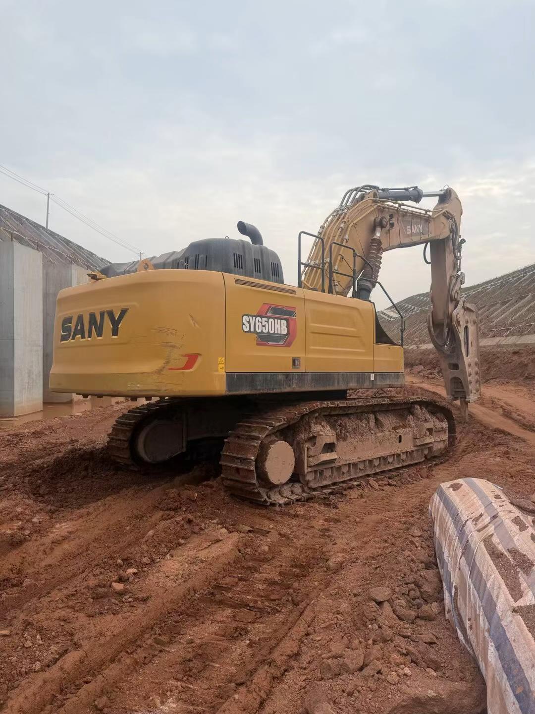 Buy Sany SY650H Used Excavator / 5