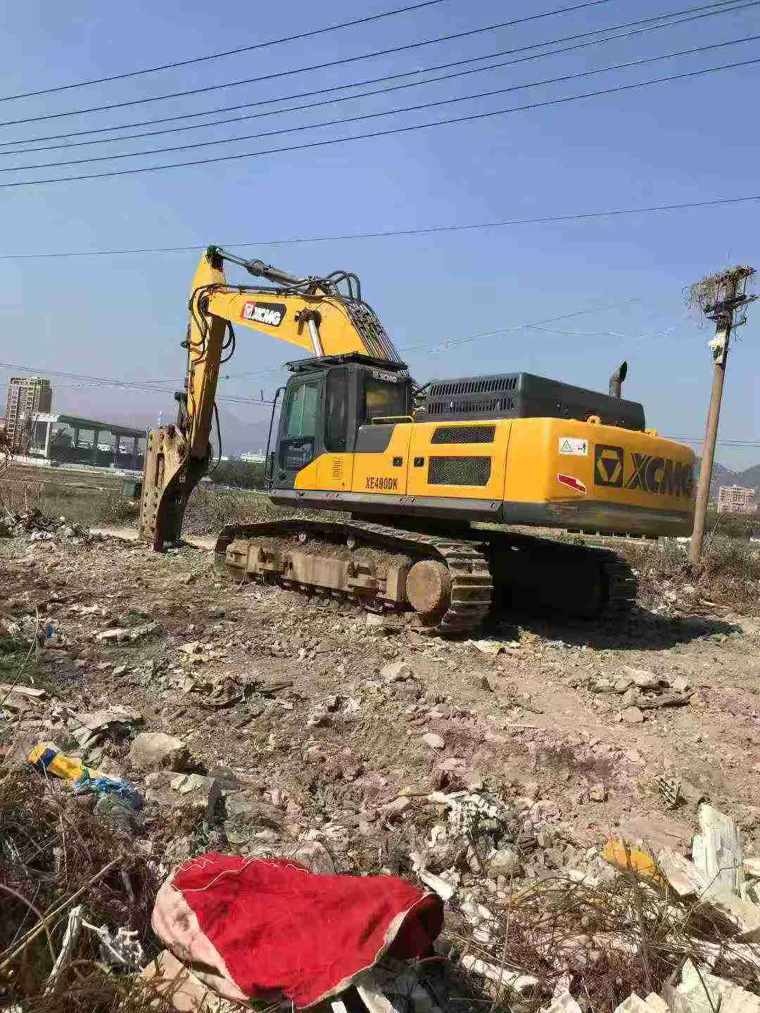 Buy XCMG XE490D Used Excavator / 4
