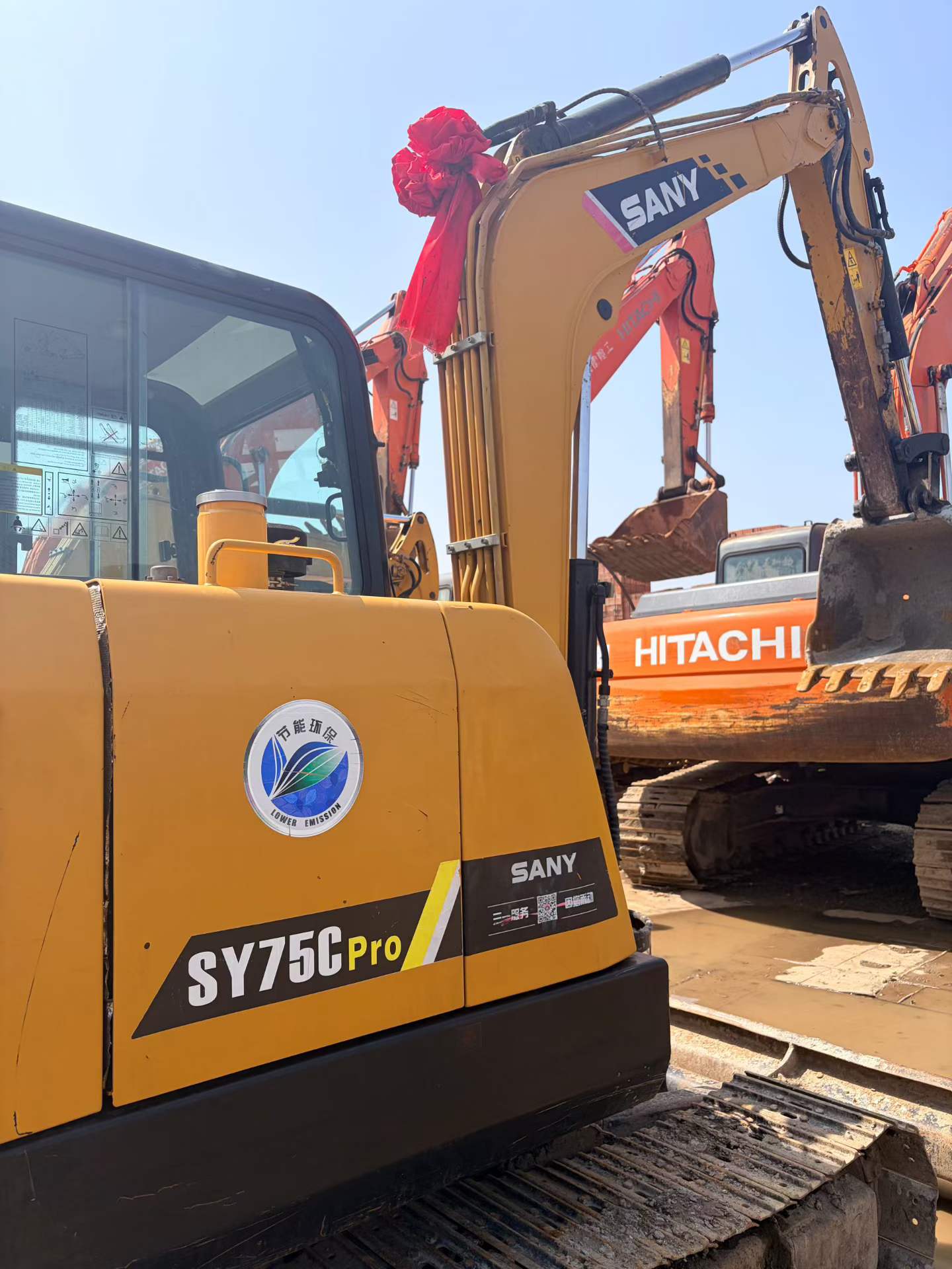 Buy Sany SY55 Used Excavator / 7