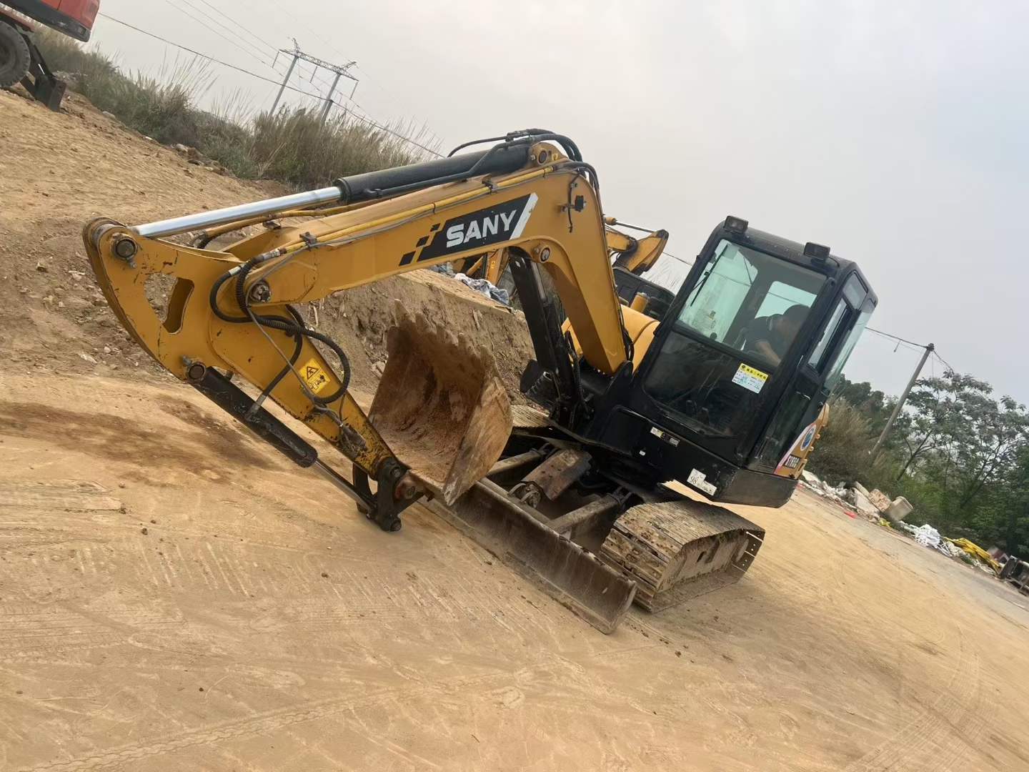 Buy Sany SY55 Used Excavator / 5