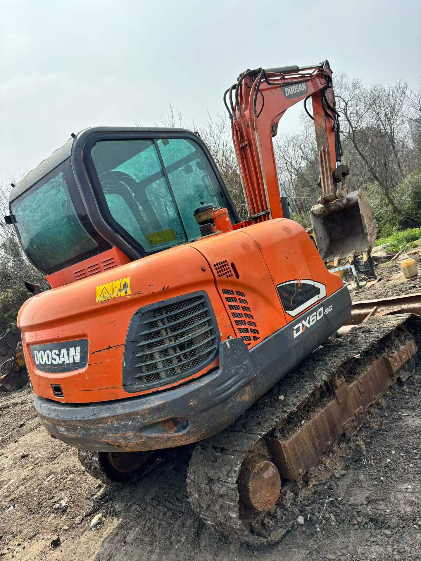 Buy Doosan DX55W Used Excavator / 7