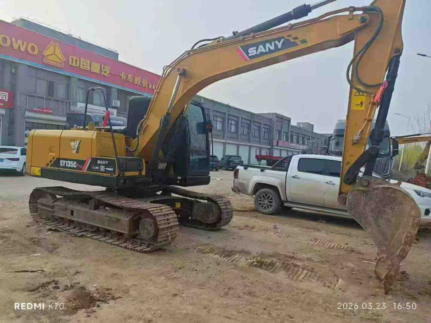 Buy Sany SY135 Used Excavator / 7