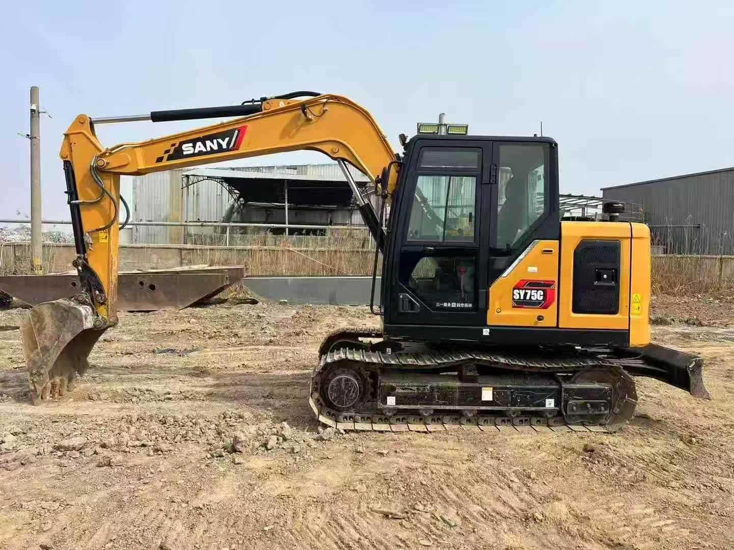 Buy Sany SY75 Used Excavator / 5