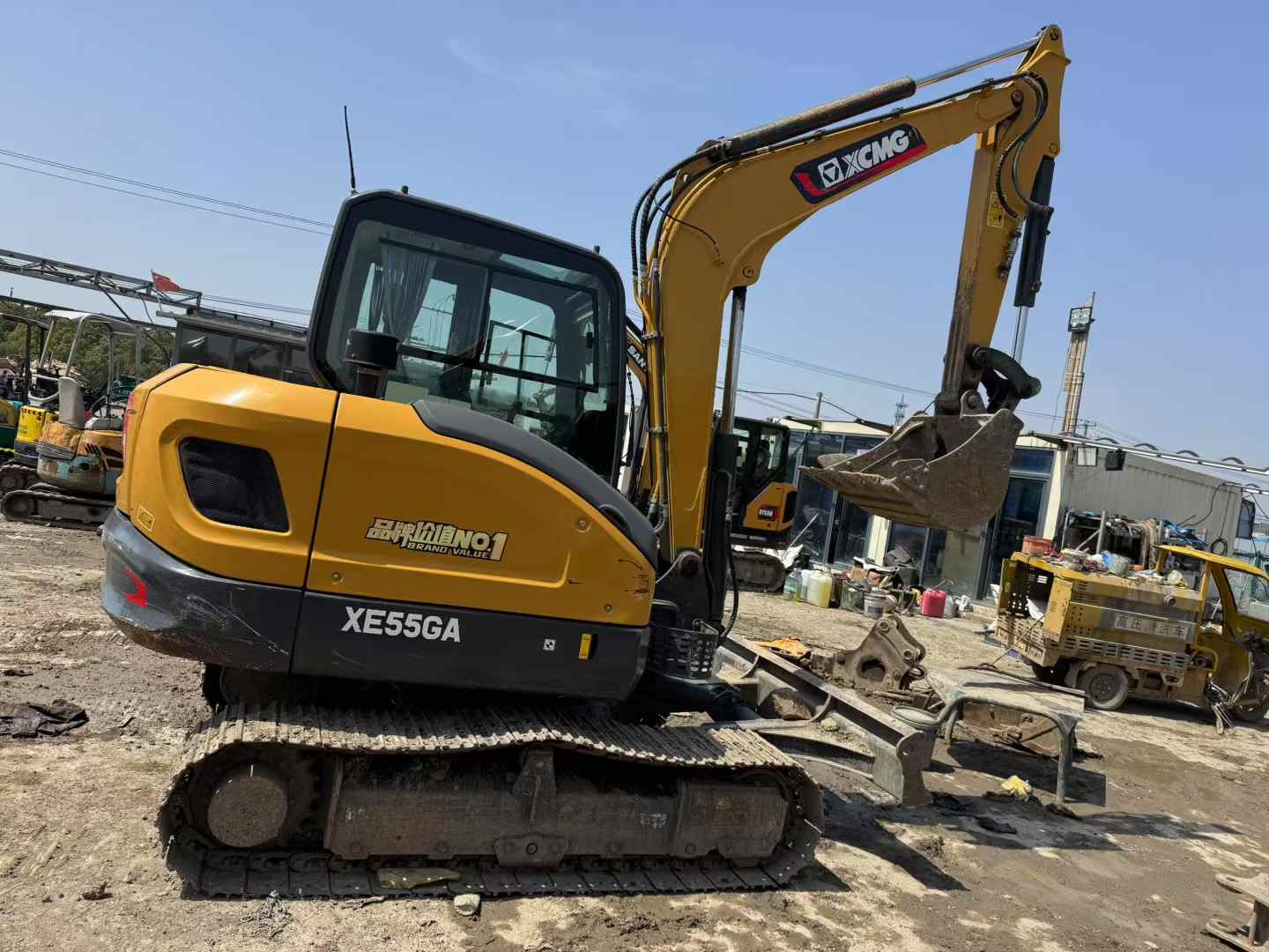 Buy XCMG XE55D Used Excavator / 3