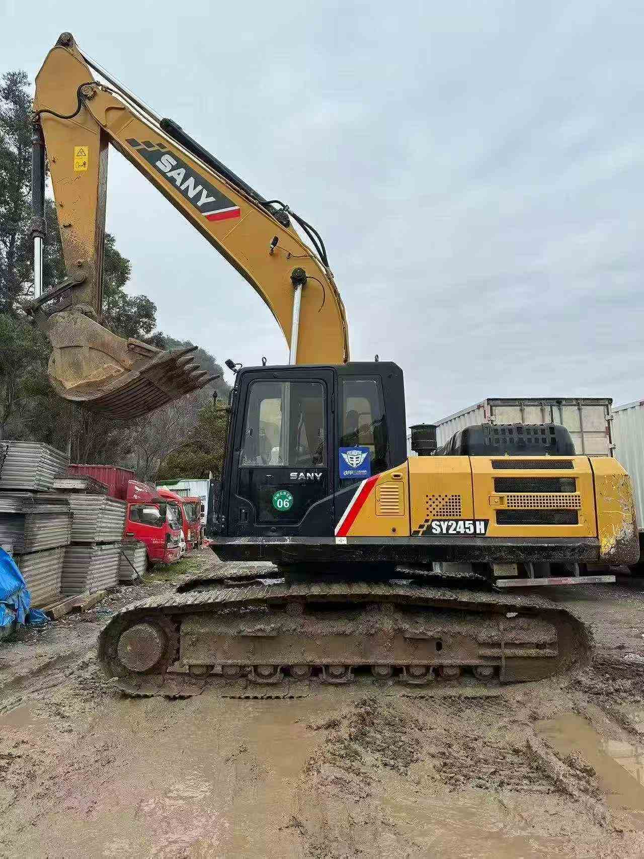 Buy Sany SY245H Used Excavator / 6