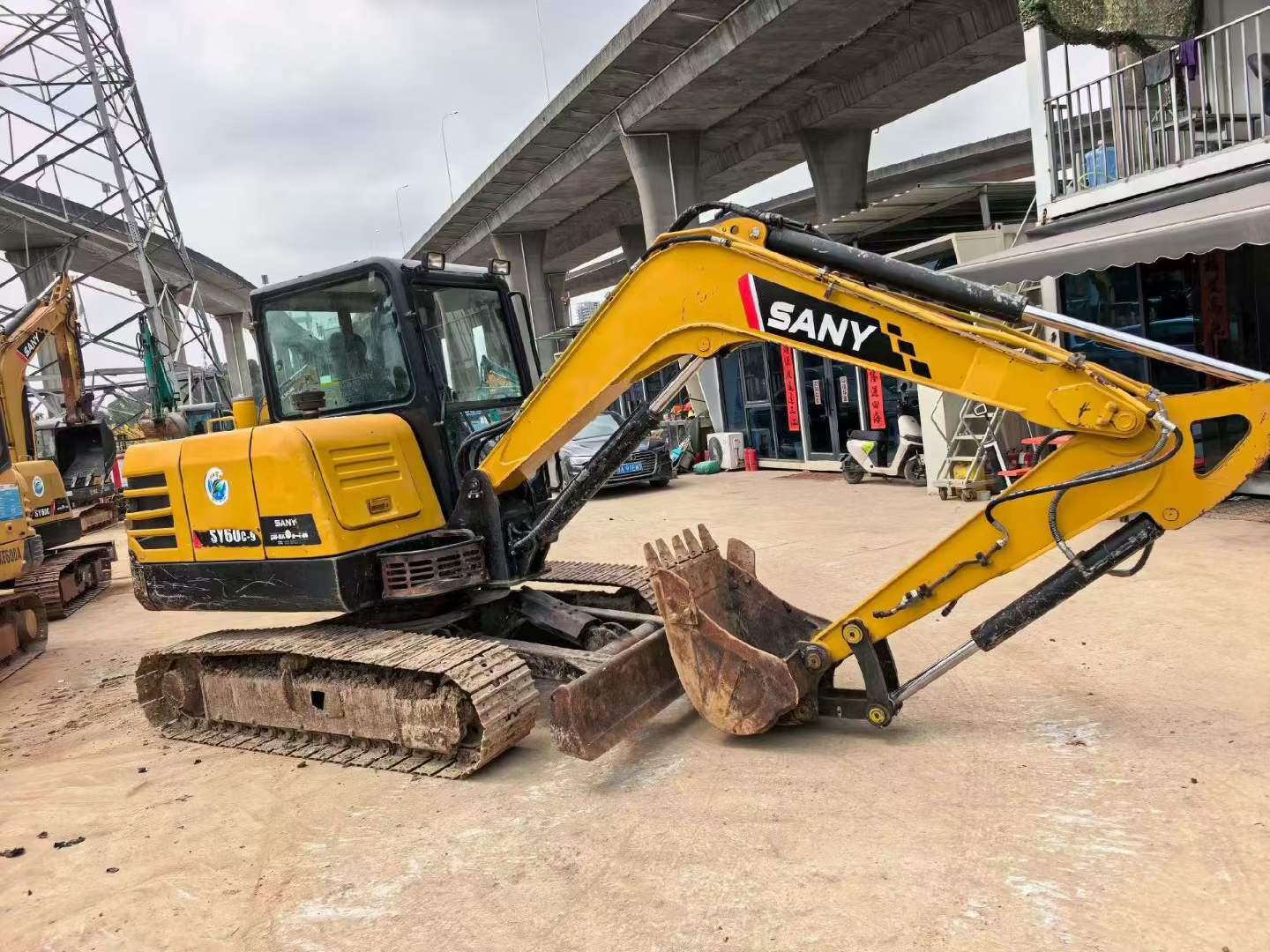 Buy Sany SY55 Used Excavator / 9