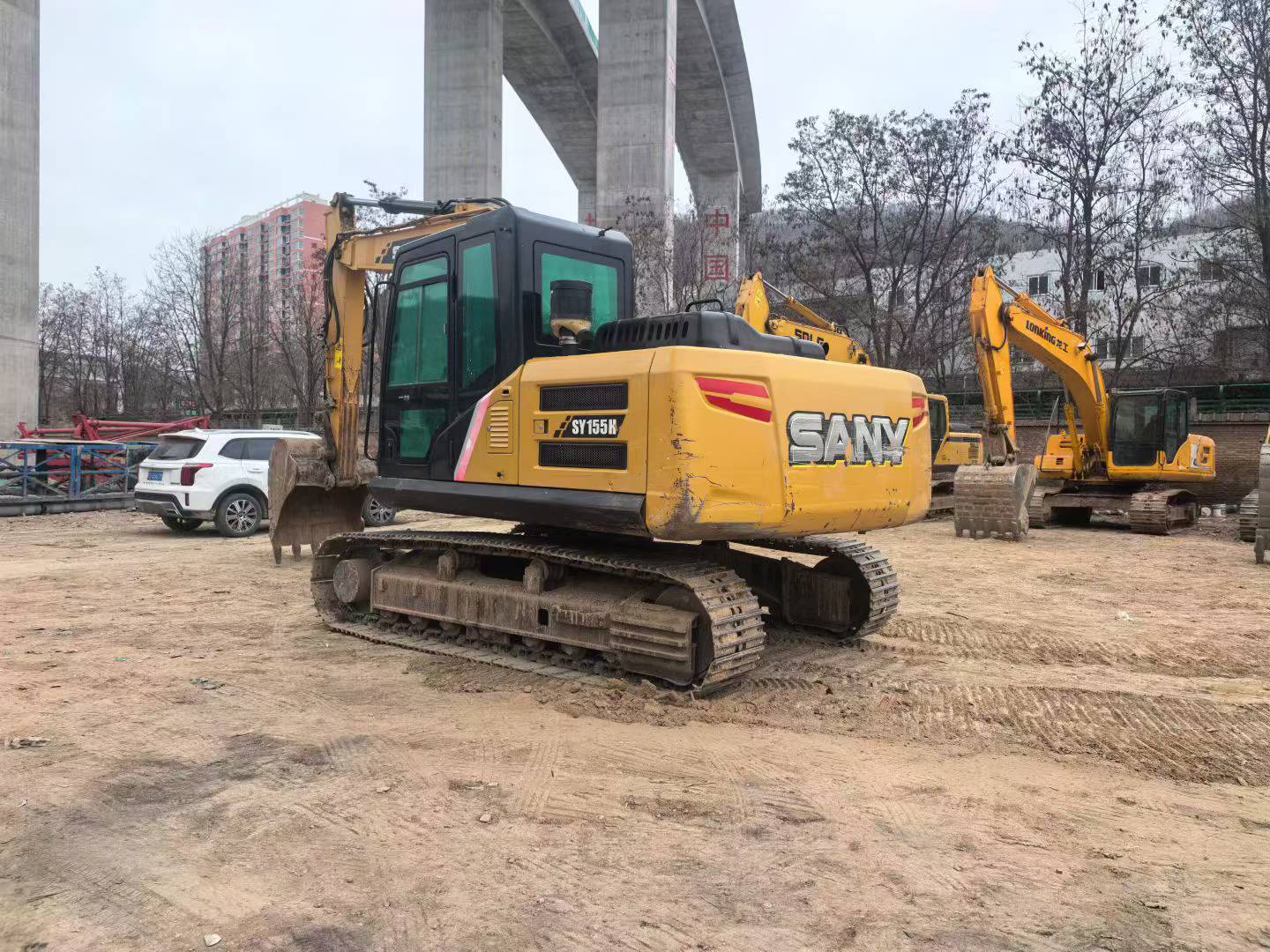 Buy Sany SY155C Used Excavator / 3