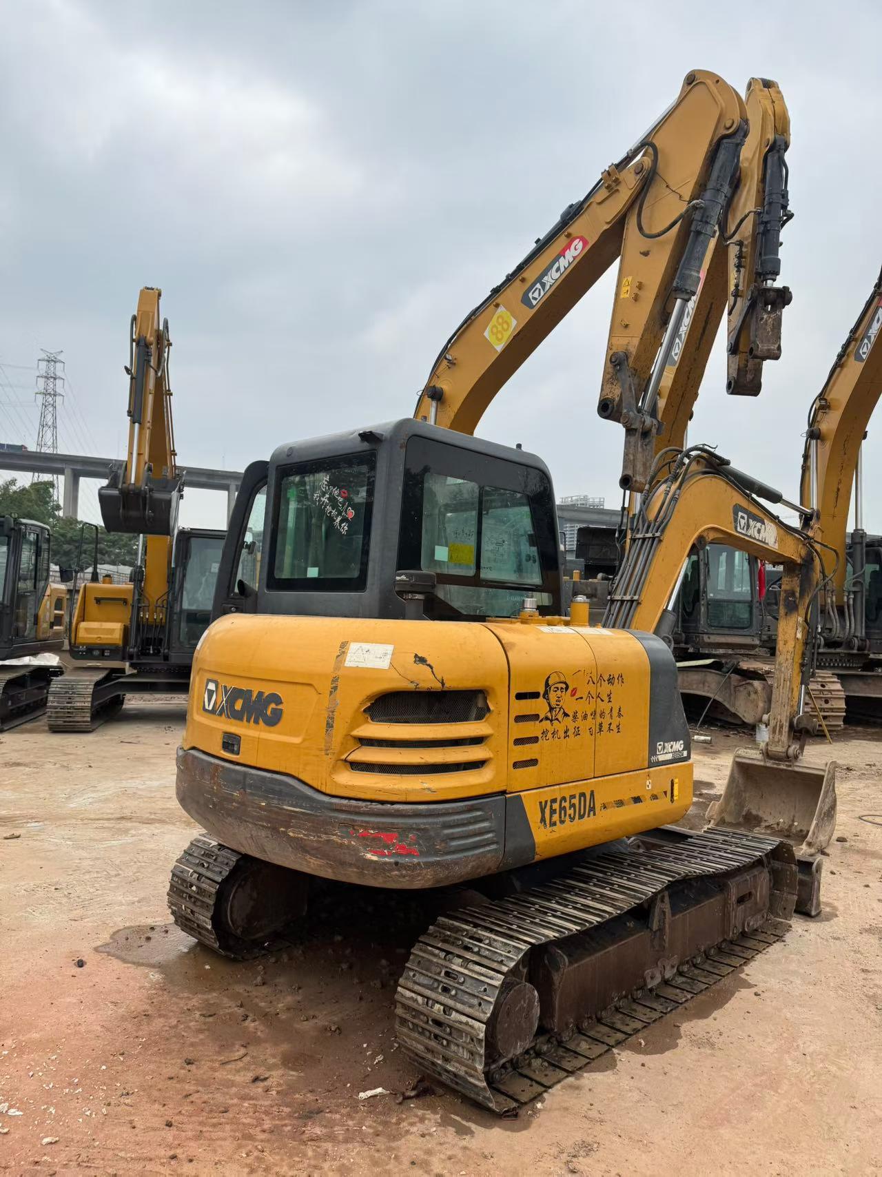 Buy XCMG XE65D Used Excavator / 7