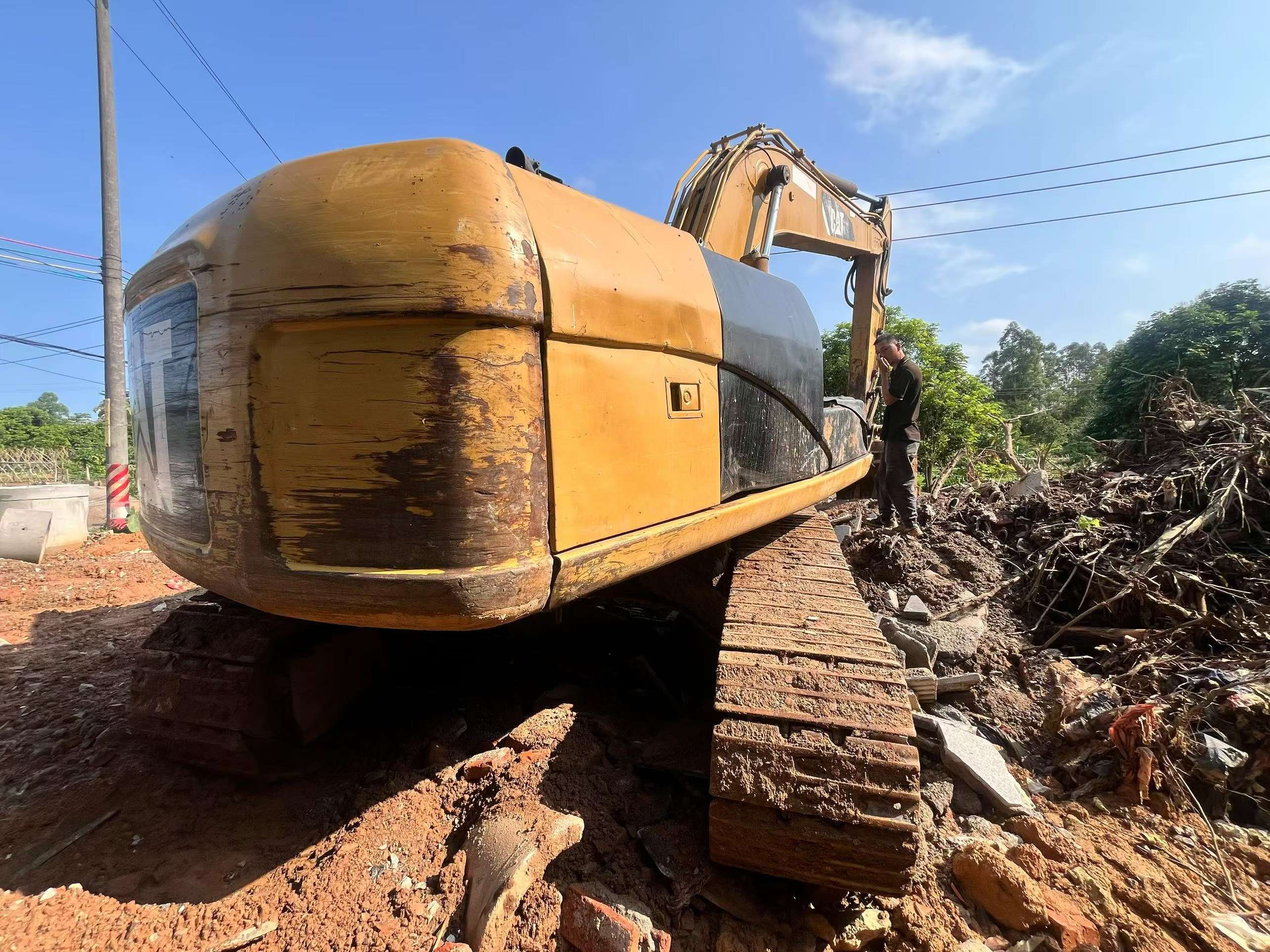 Buy Caterpillar 313D Used Excavator / 3