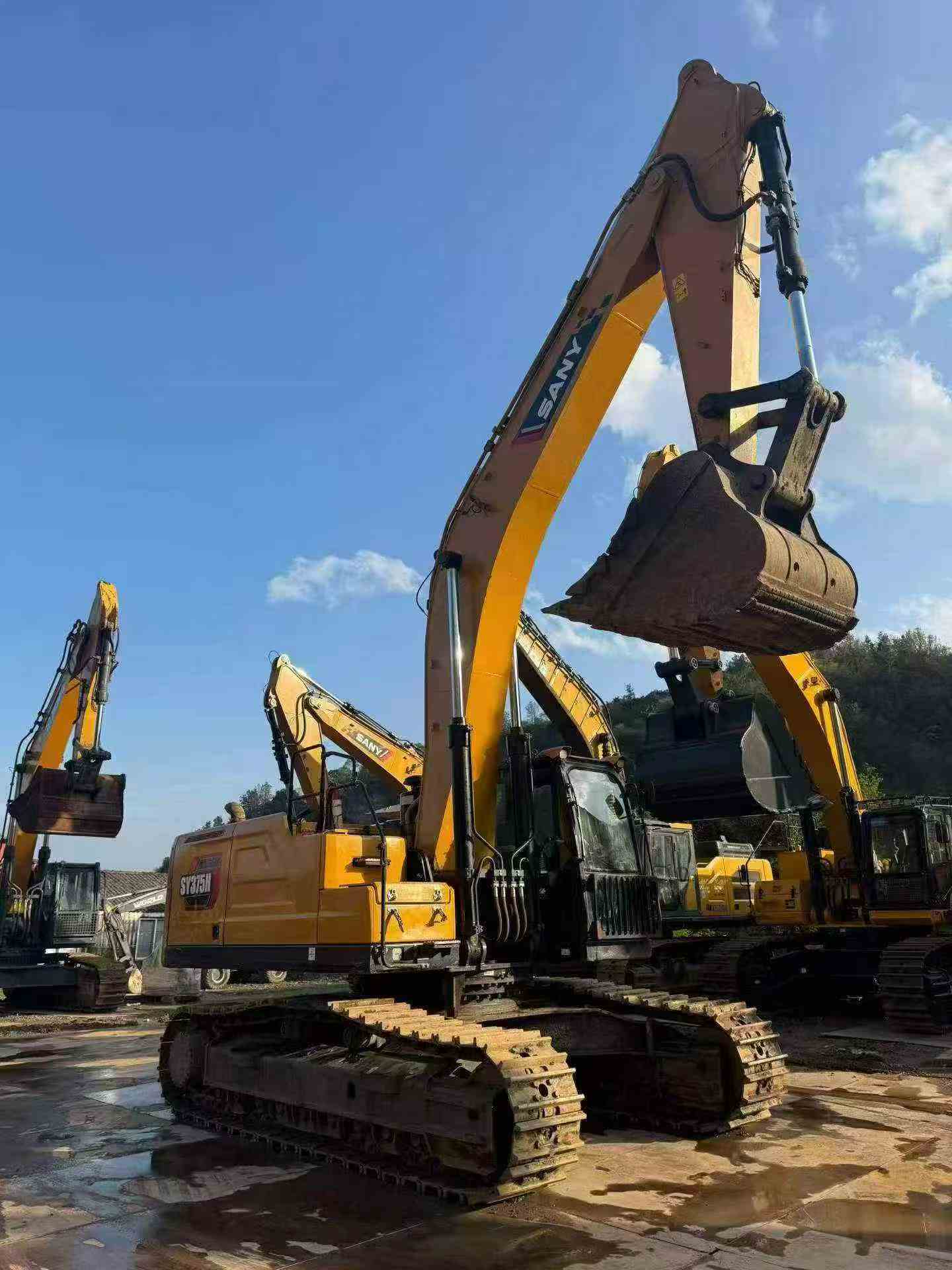 Buy Sany SY375H Used Excavator / 3