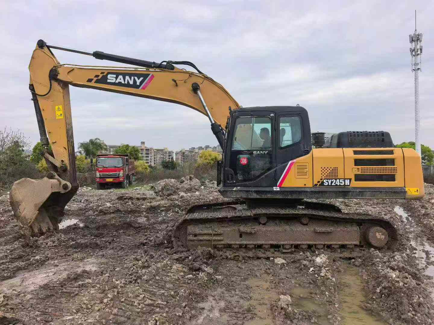 Buy Sany SY245H Used Excavator / 6