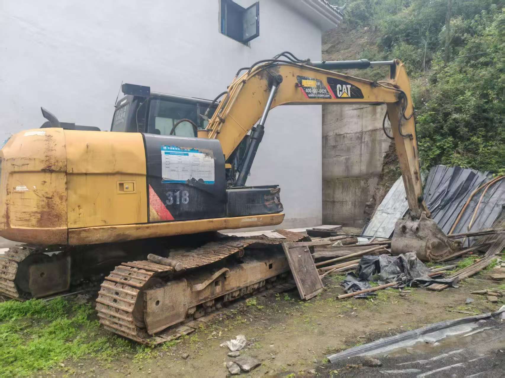 Buy Caterpillar 313D Used Excavator / 6