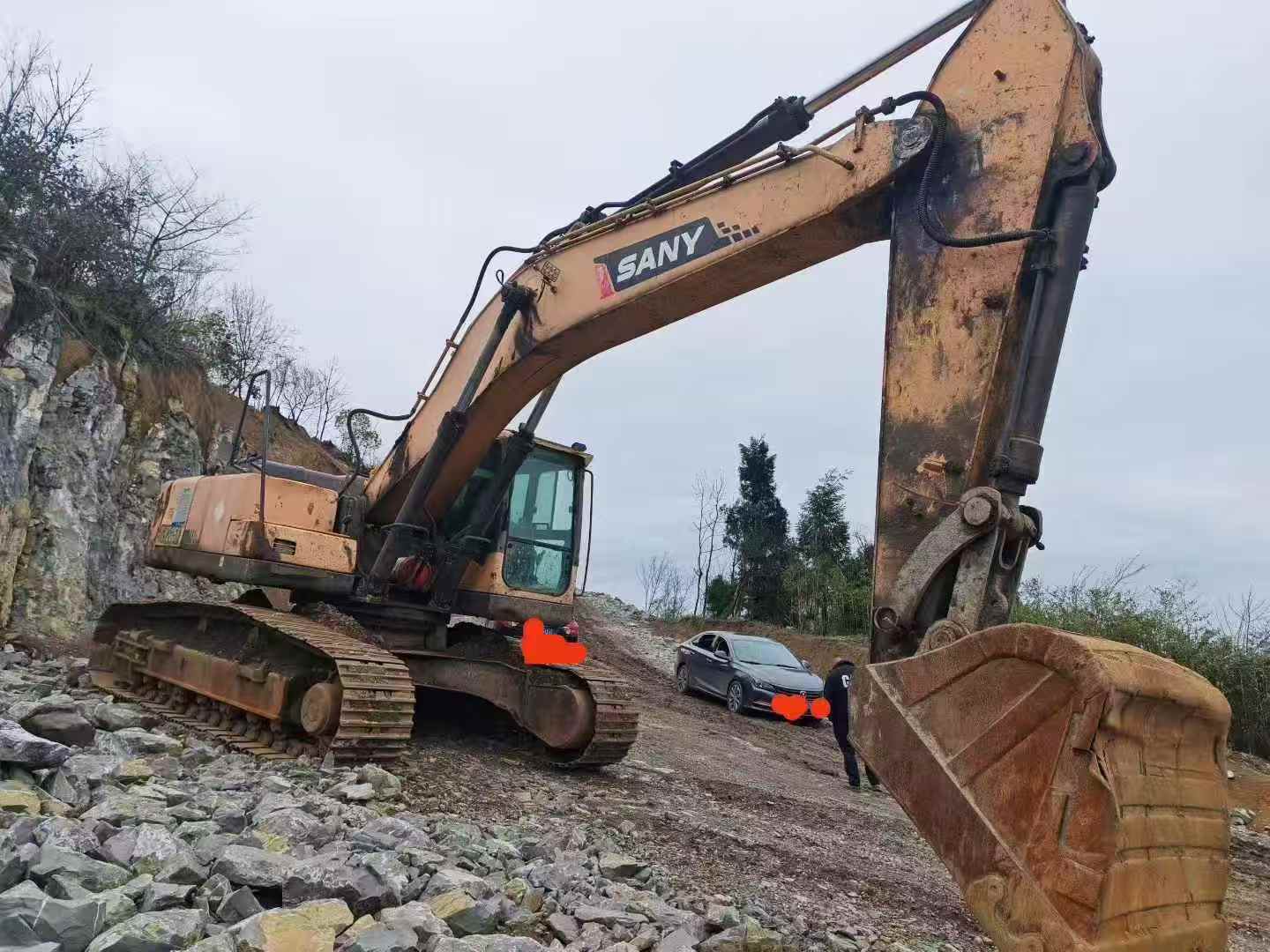 Buy Sany SY285C Used Excavator / 3