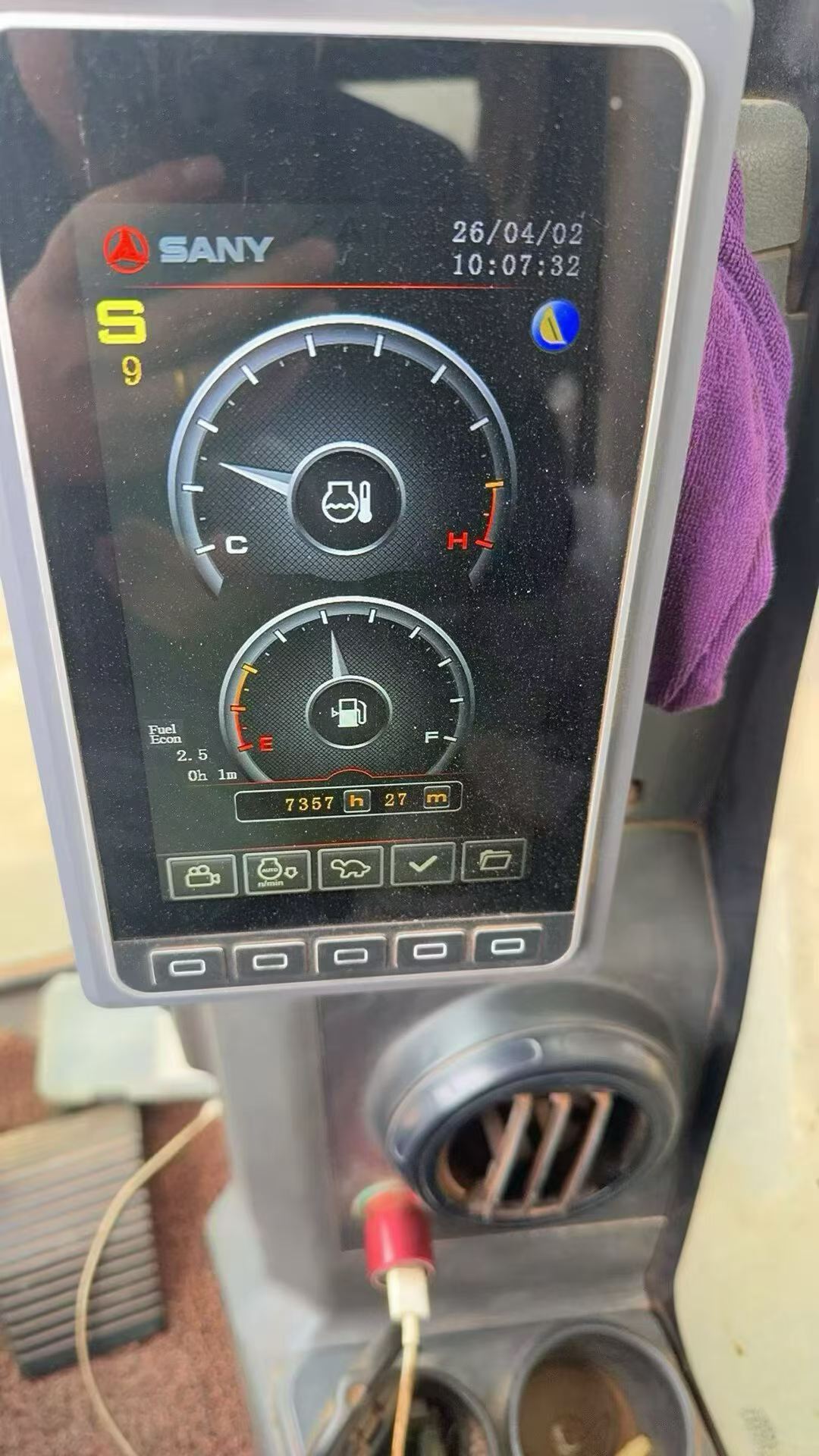 Buy Sany SY375H Used Excavator / 4