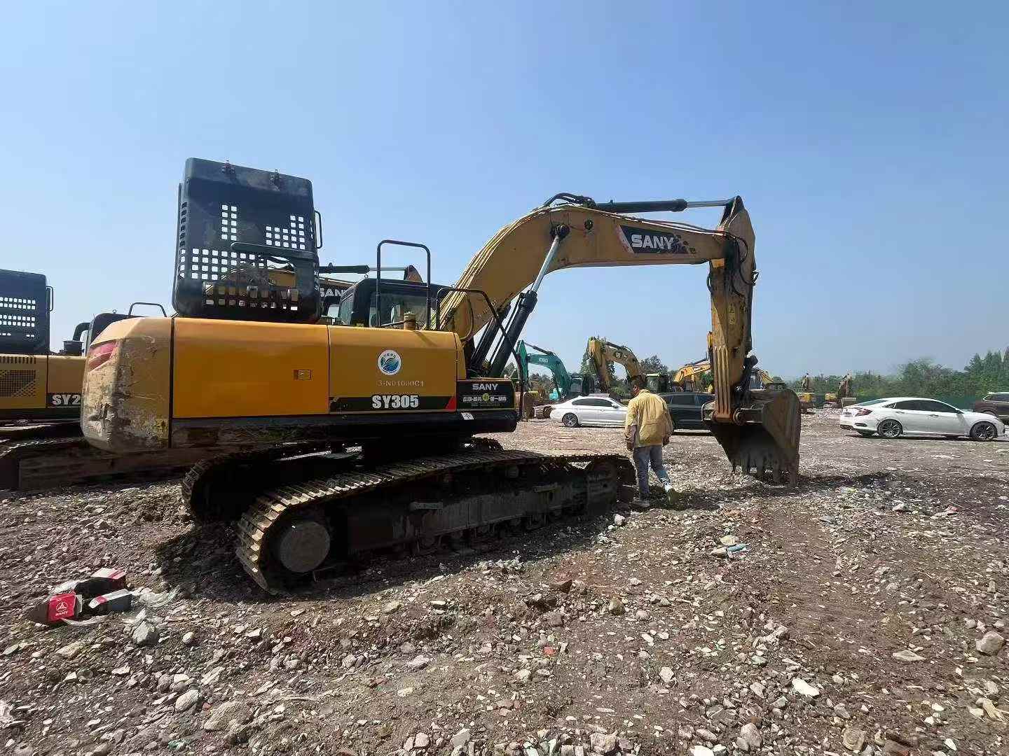 Buy Sany SY245H Used Excavator / 3