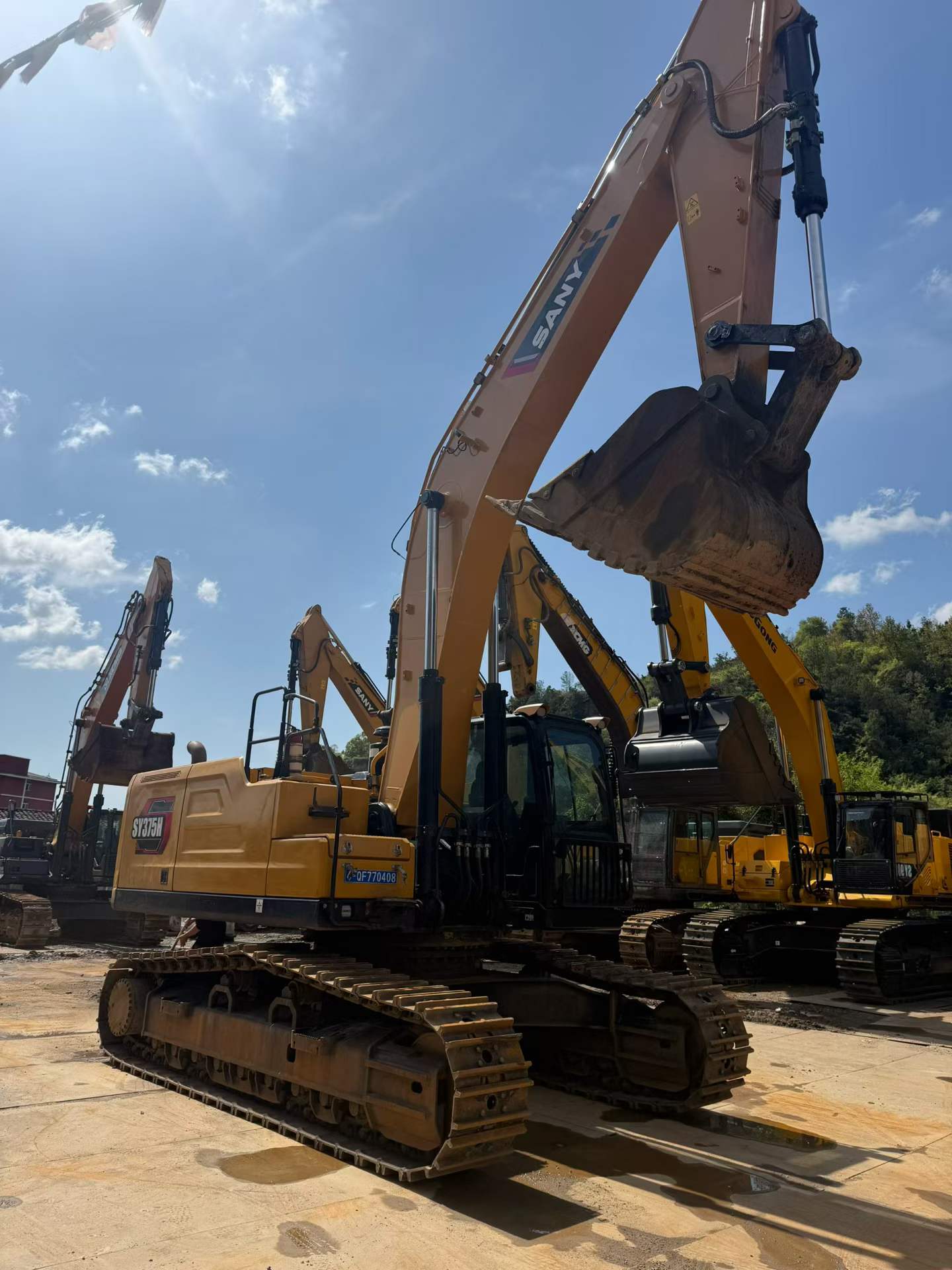 Buy Sany SY375H Used Excavator / 6