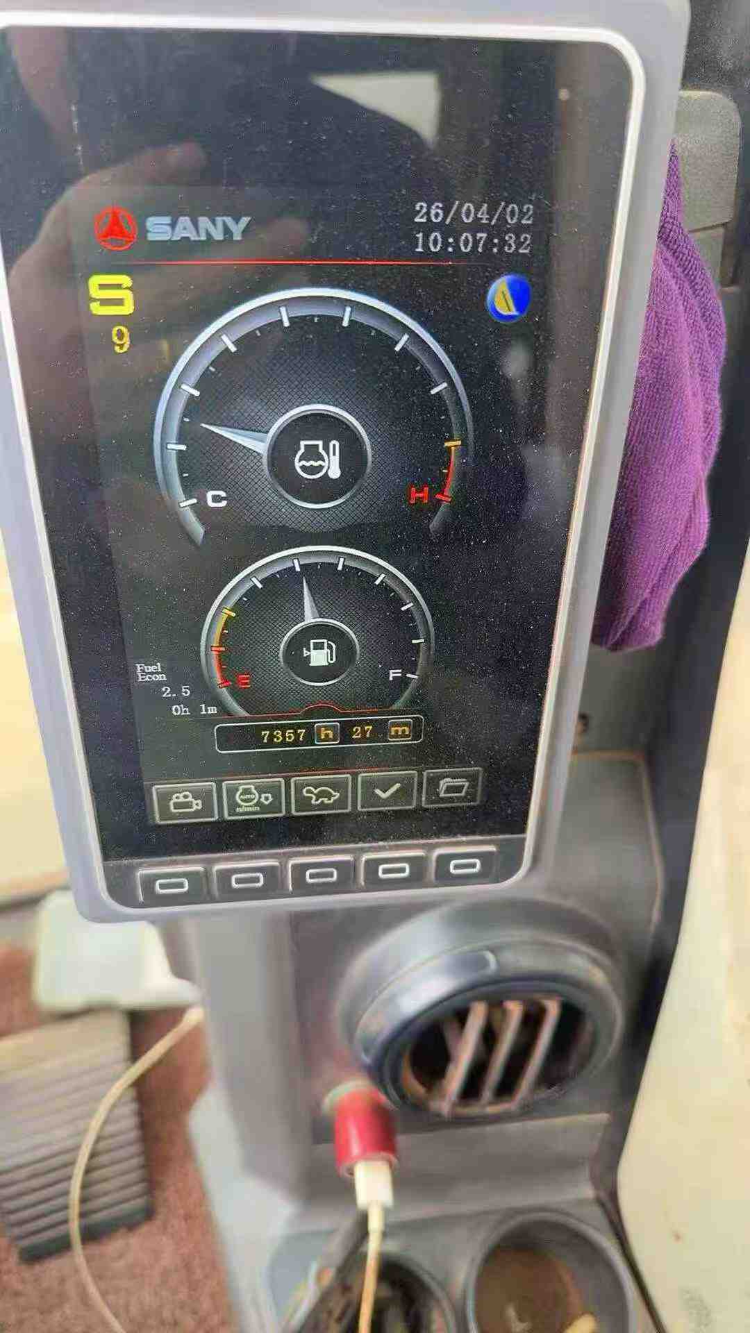 Buy Sany SY375H Used Excavator / 4