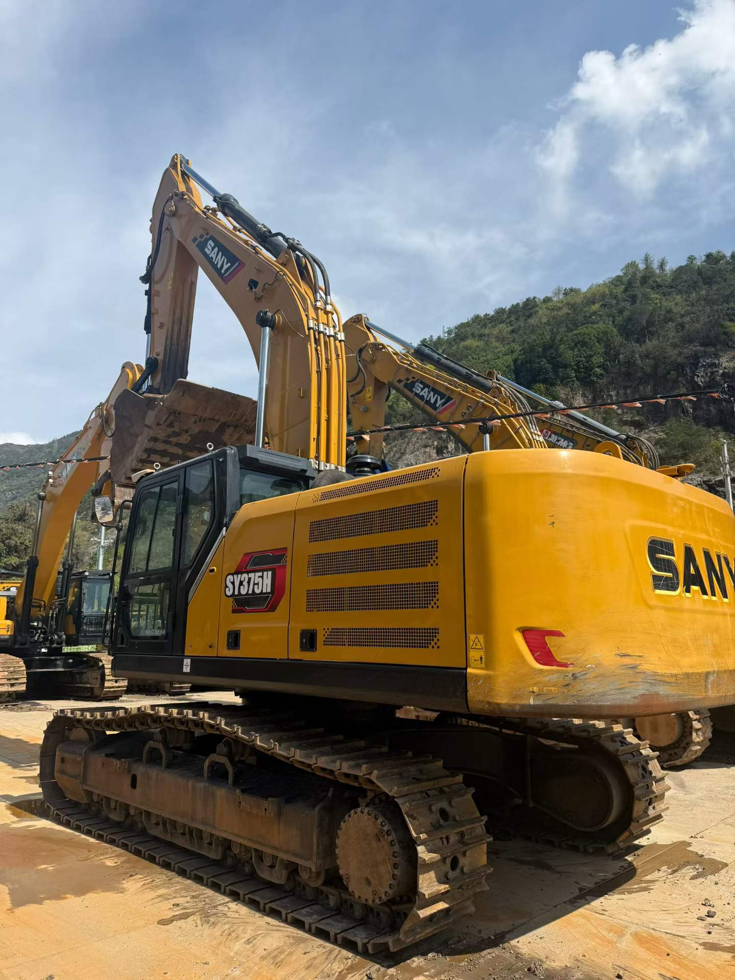 Buy Sany SY375H Used Excavator / 5