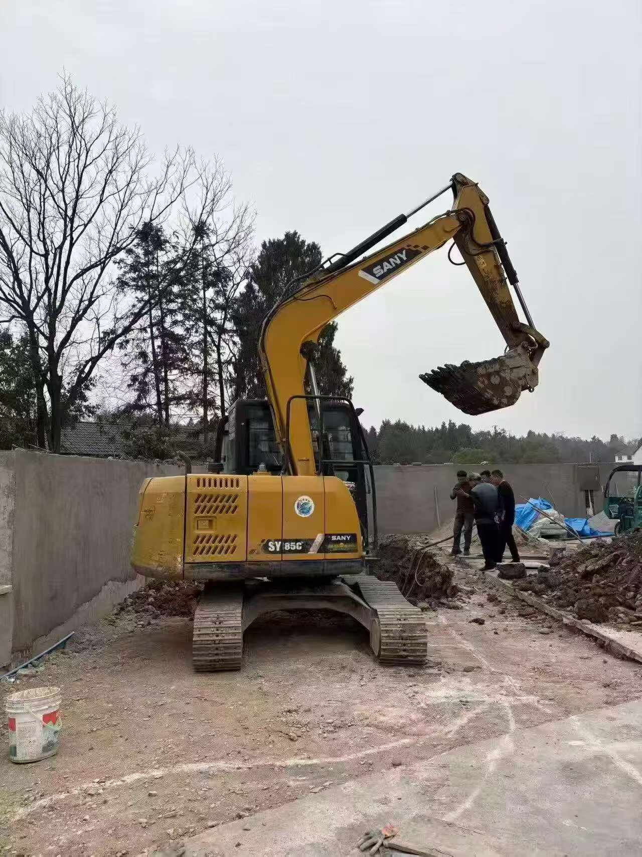 Buy Sany SY65C Used Excavator / 9