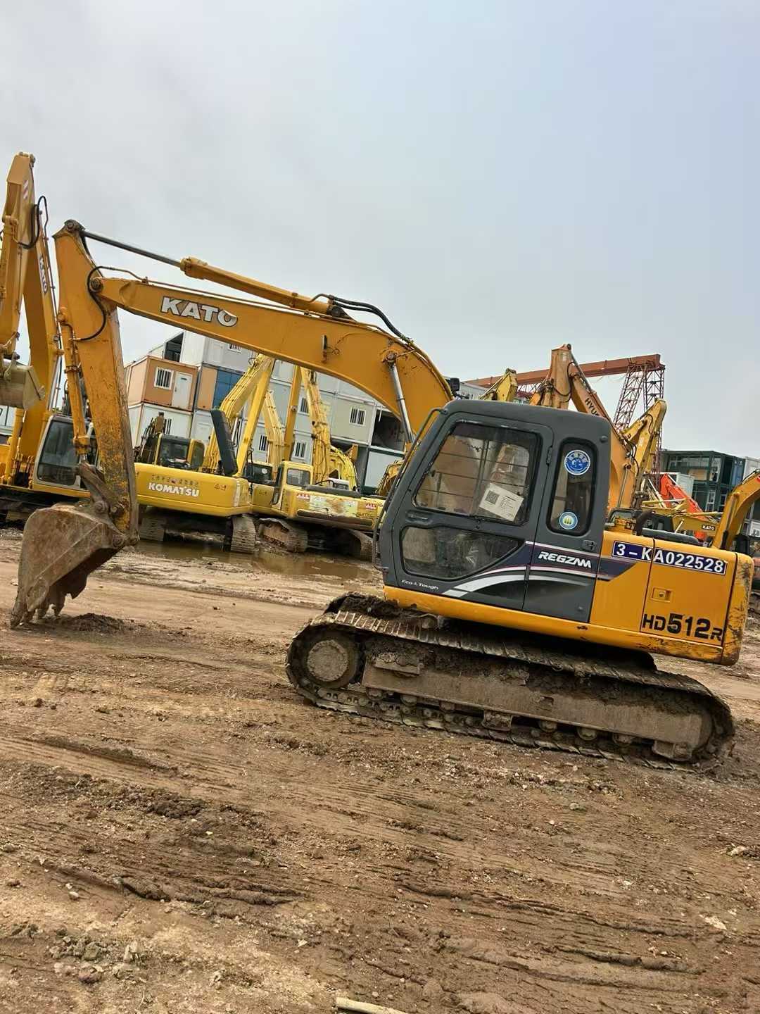 Buy Kato HD512-6 Used Excavator / 9