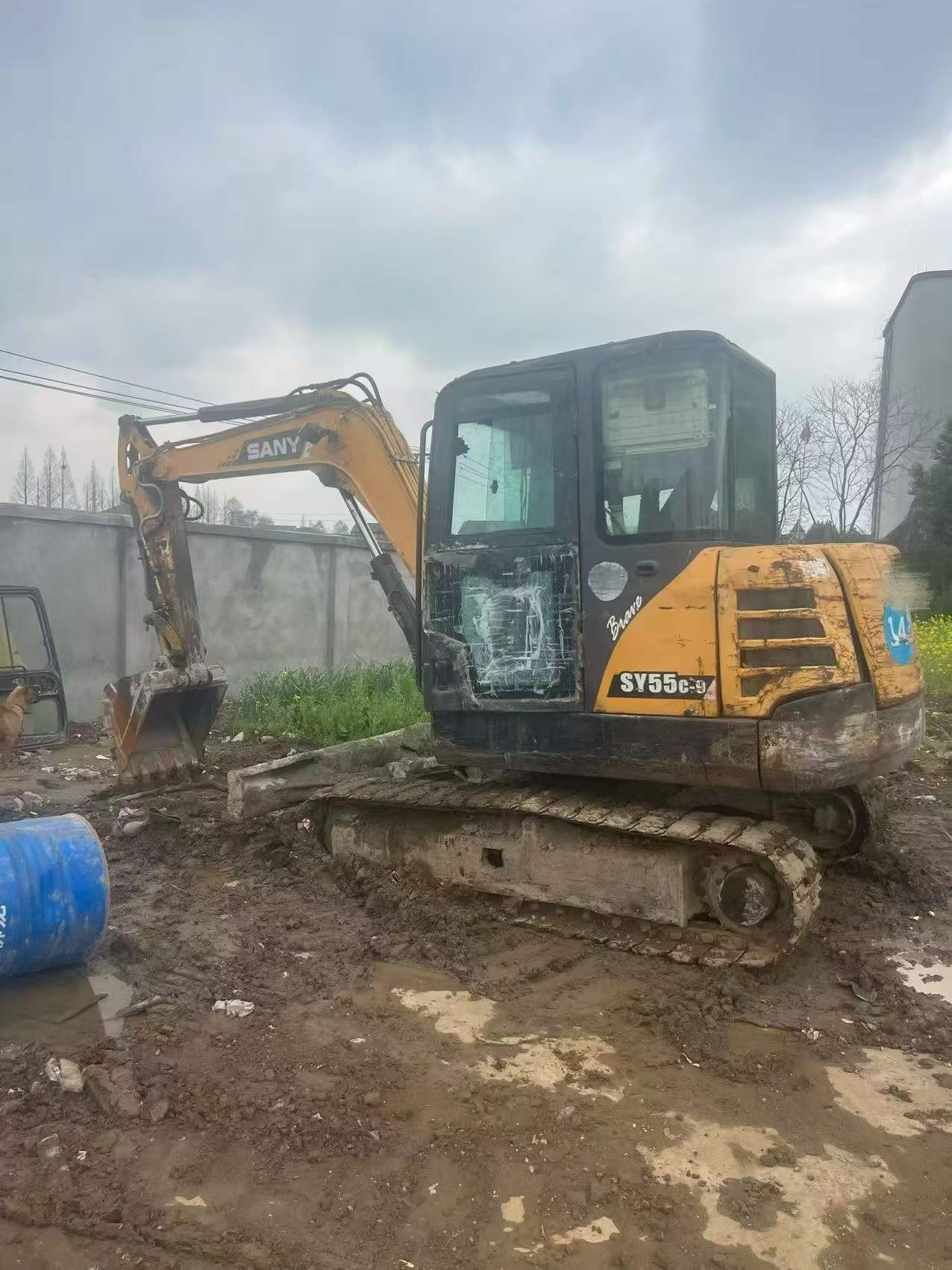 Buy Sany SY55 Used Excavator / 3