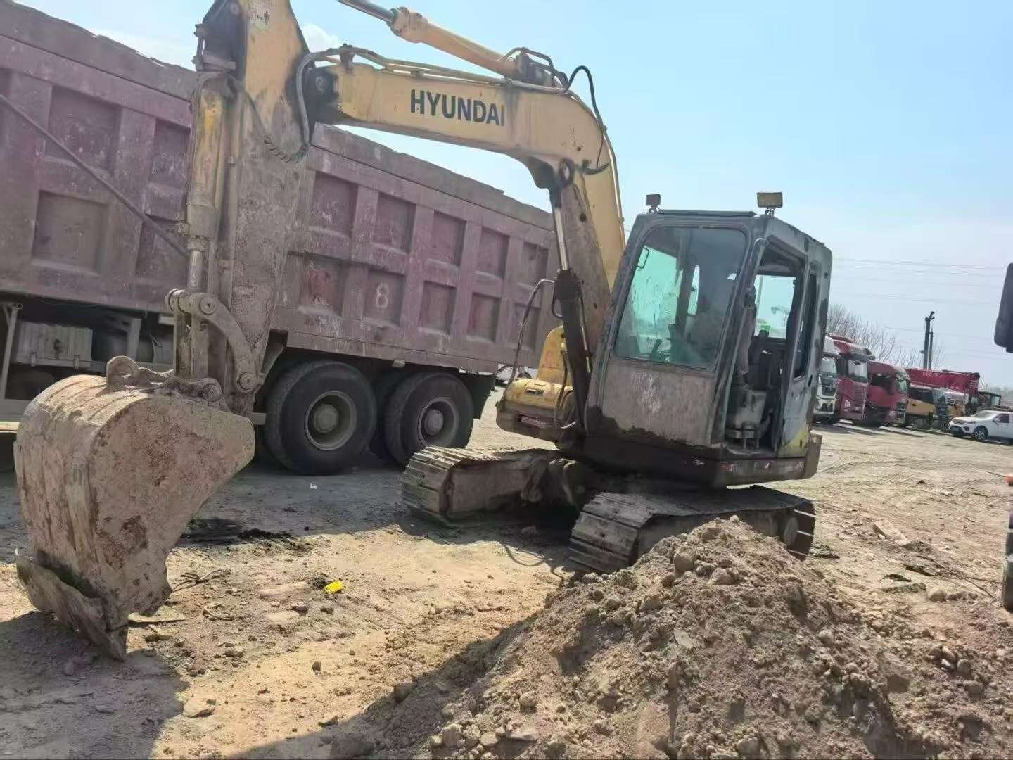 Buy Hyundai R80-7 Used Excavator / 7