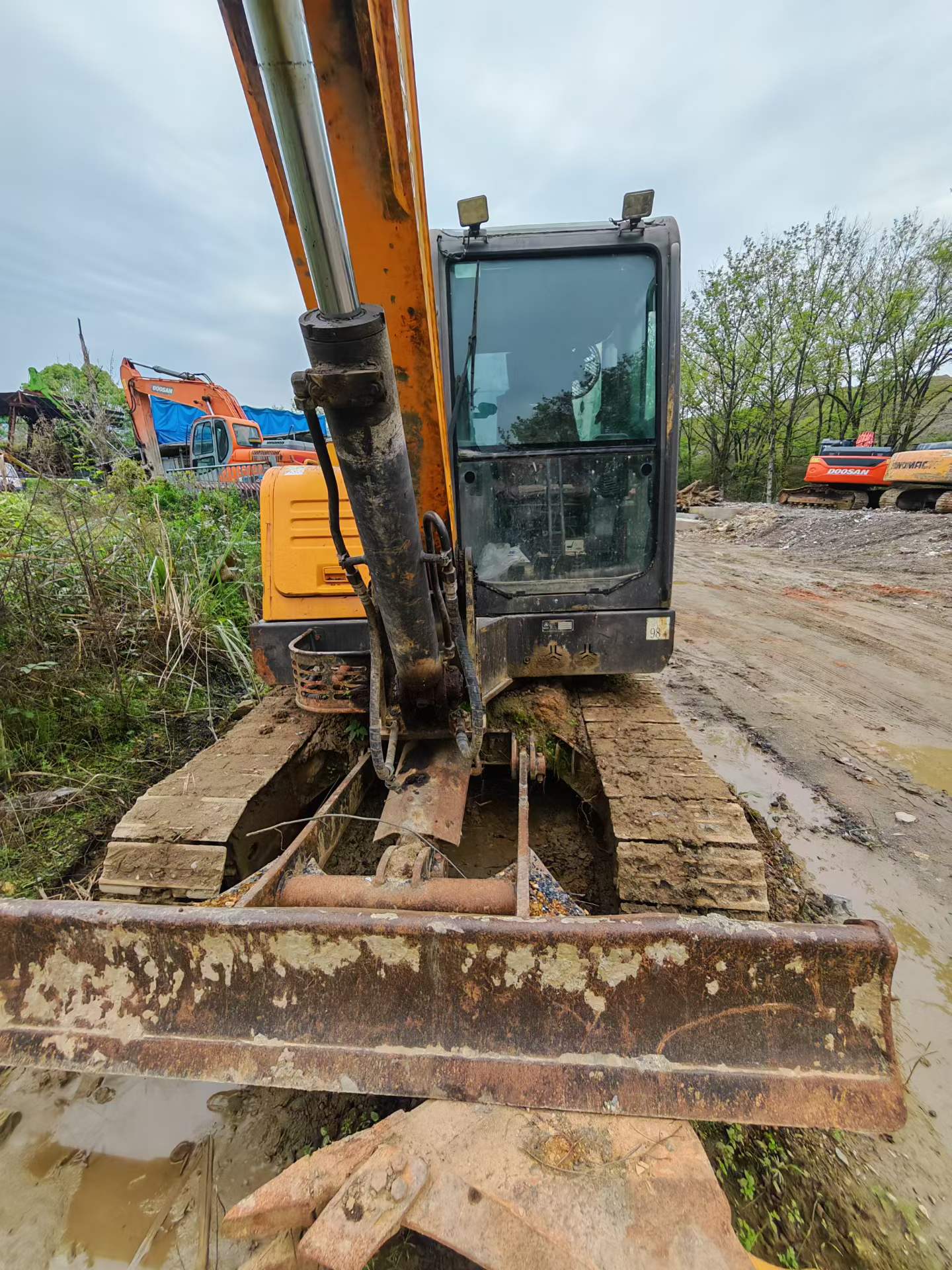 Buy Sany SY55 Used Excavator / 8