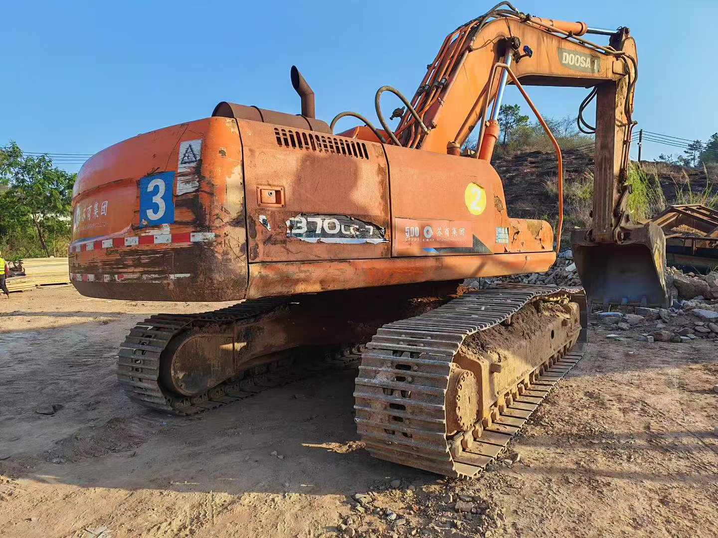 Buy Doosan DH300-7 Used Excavator / 8