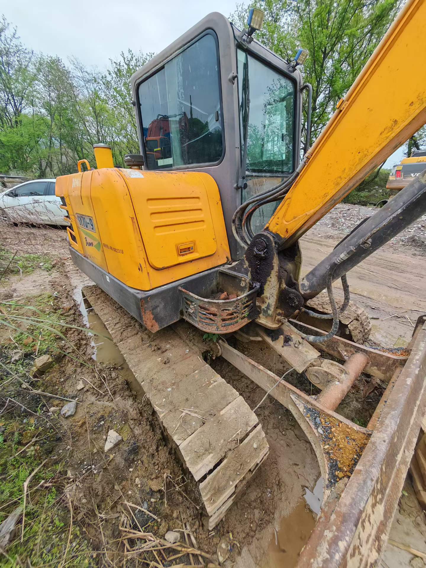 Buy Sany SY55 Used Excavator / 6