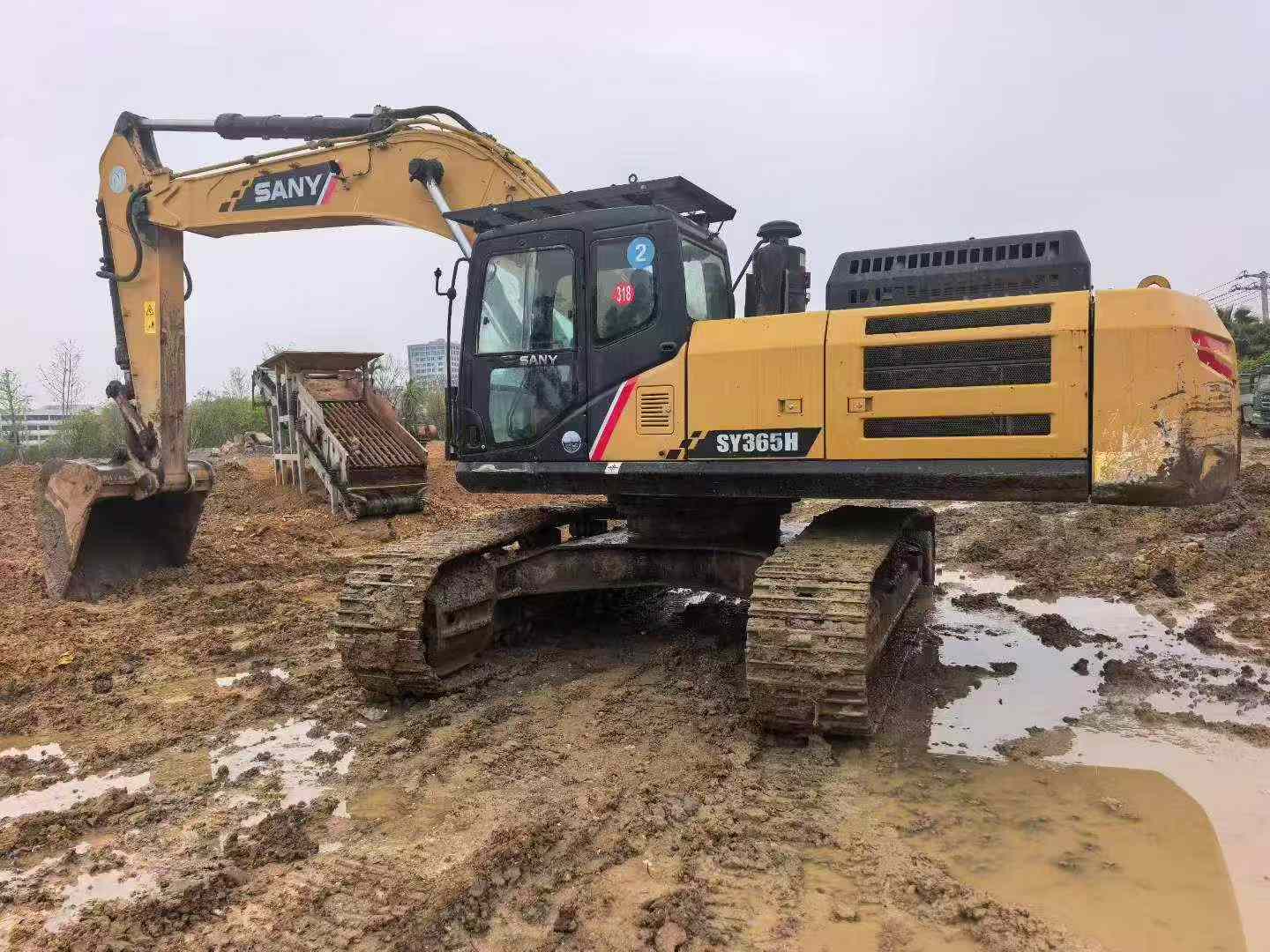 Buy Sany SY365C Used Excavator / 7