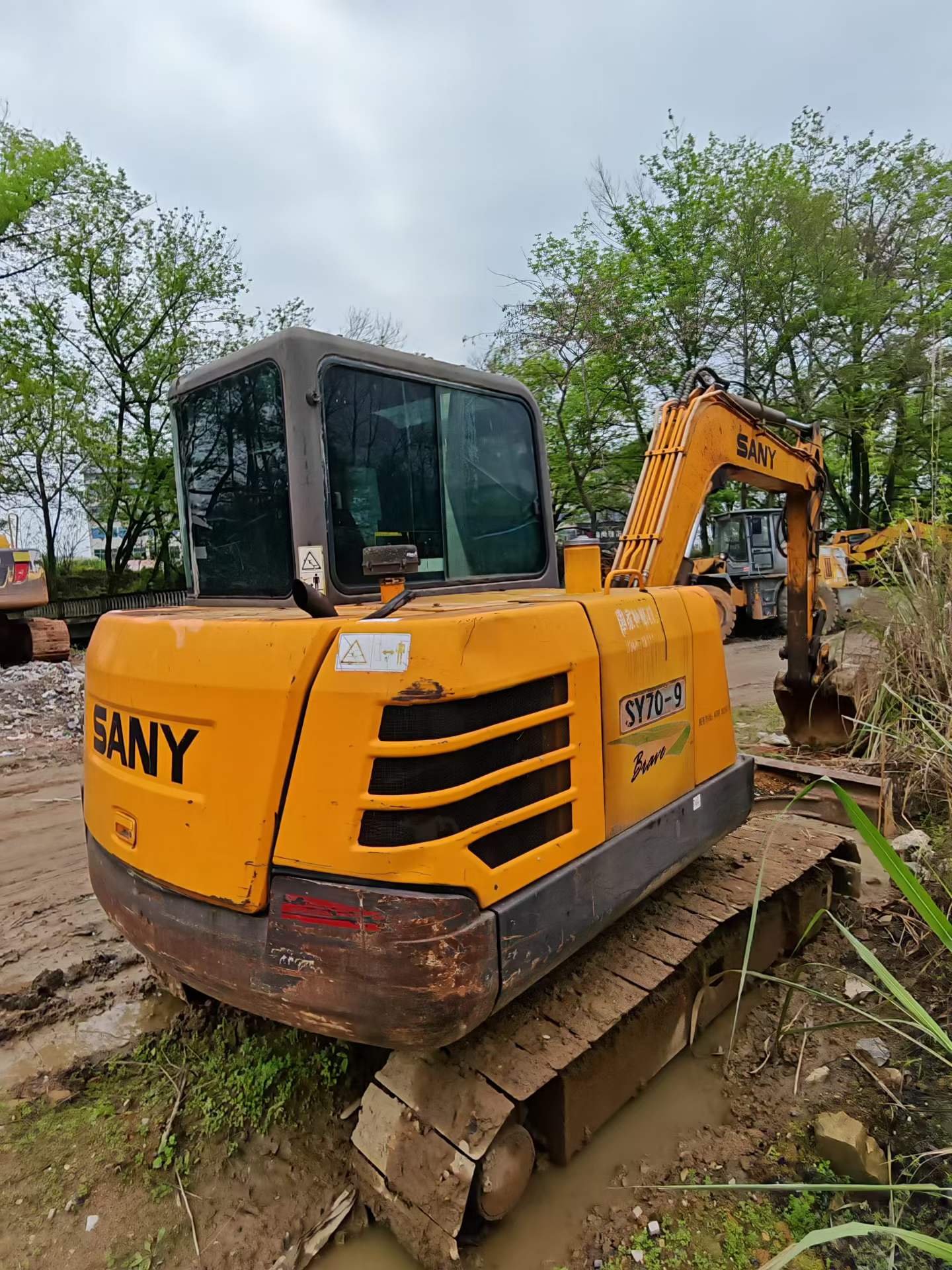 Buy Sany SY55 Used Excavator / 9