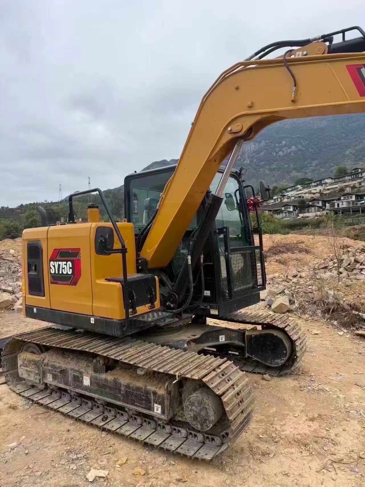 Buy Sany SY75 Used Excavator / 4