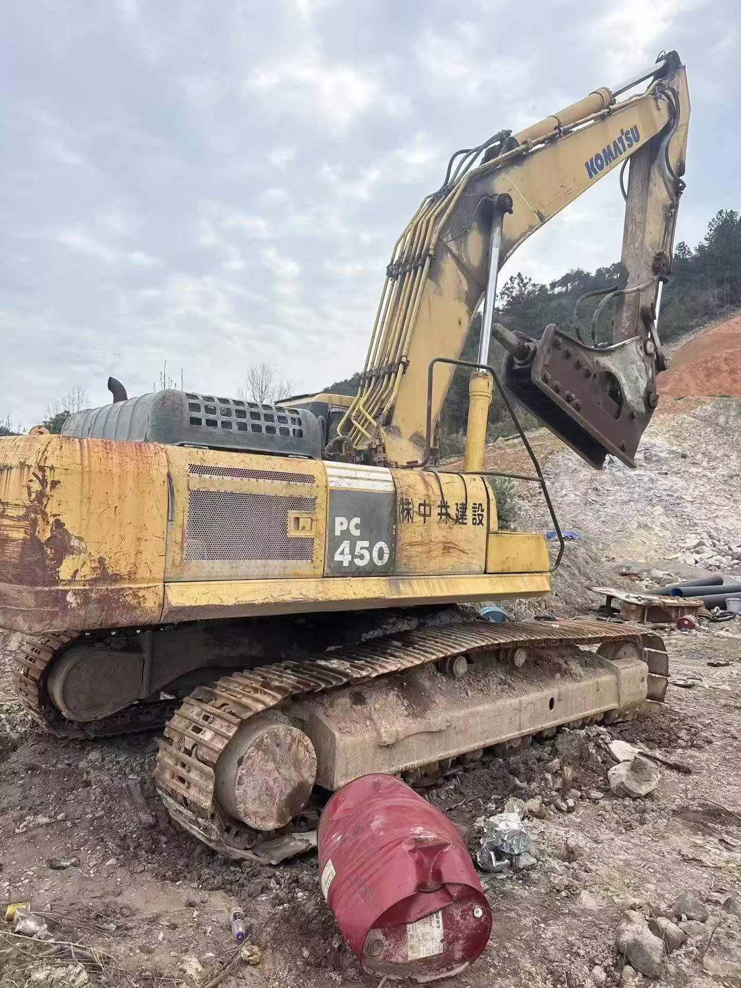Buy Komatsu PC450-7 Used Excavator / 3