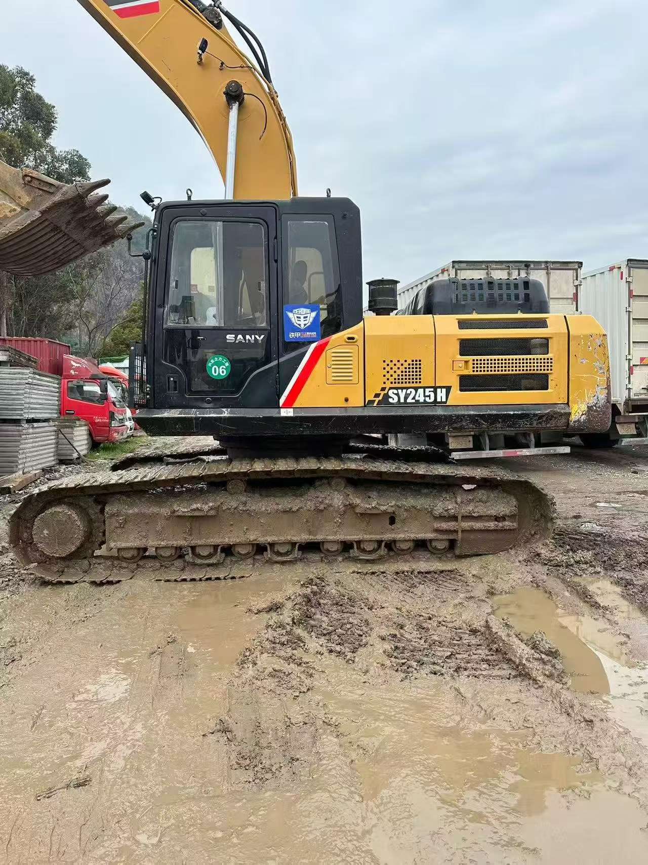 Buy Sany SY245H Used Excavator / 8