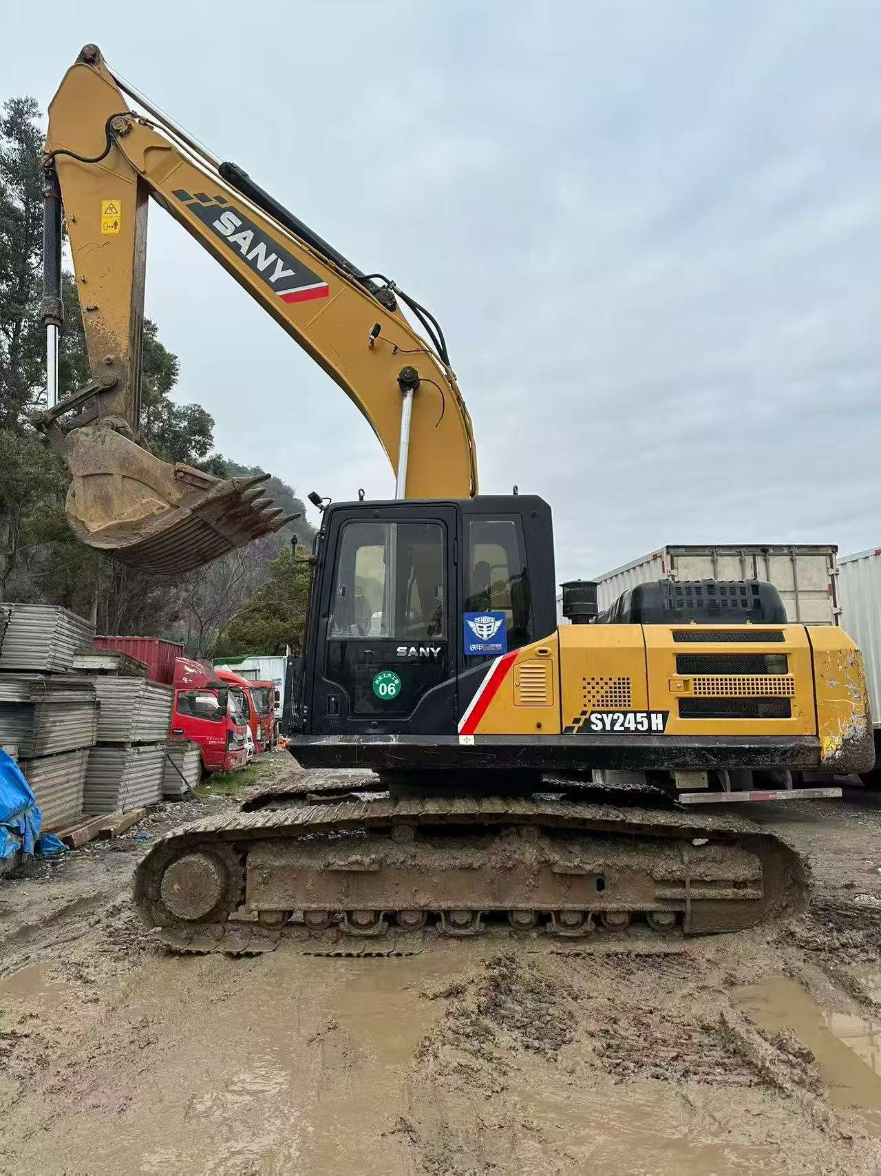 Buy Sany SY245H Used Excavator / 7