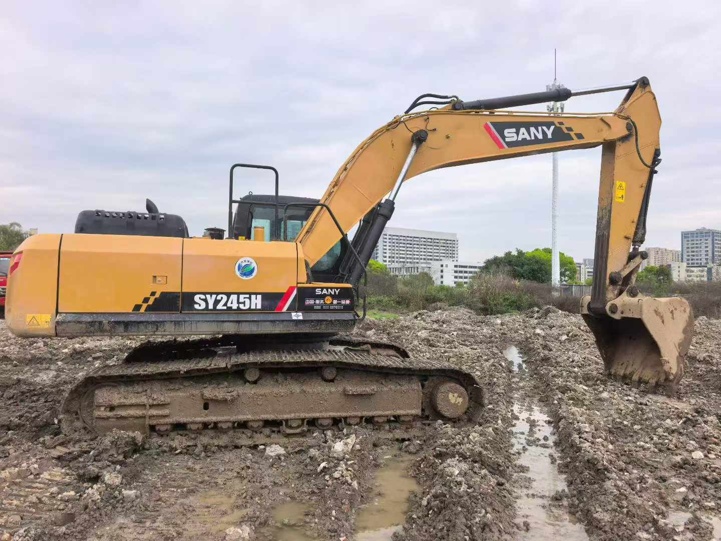 Buy Sany SY245H Used Excavator / 4