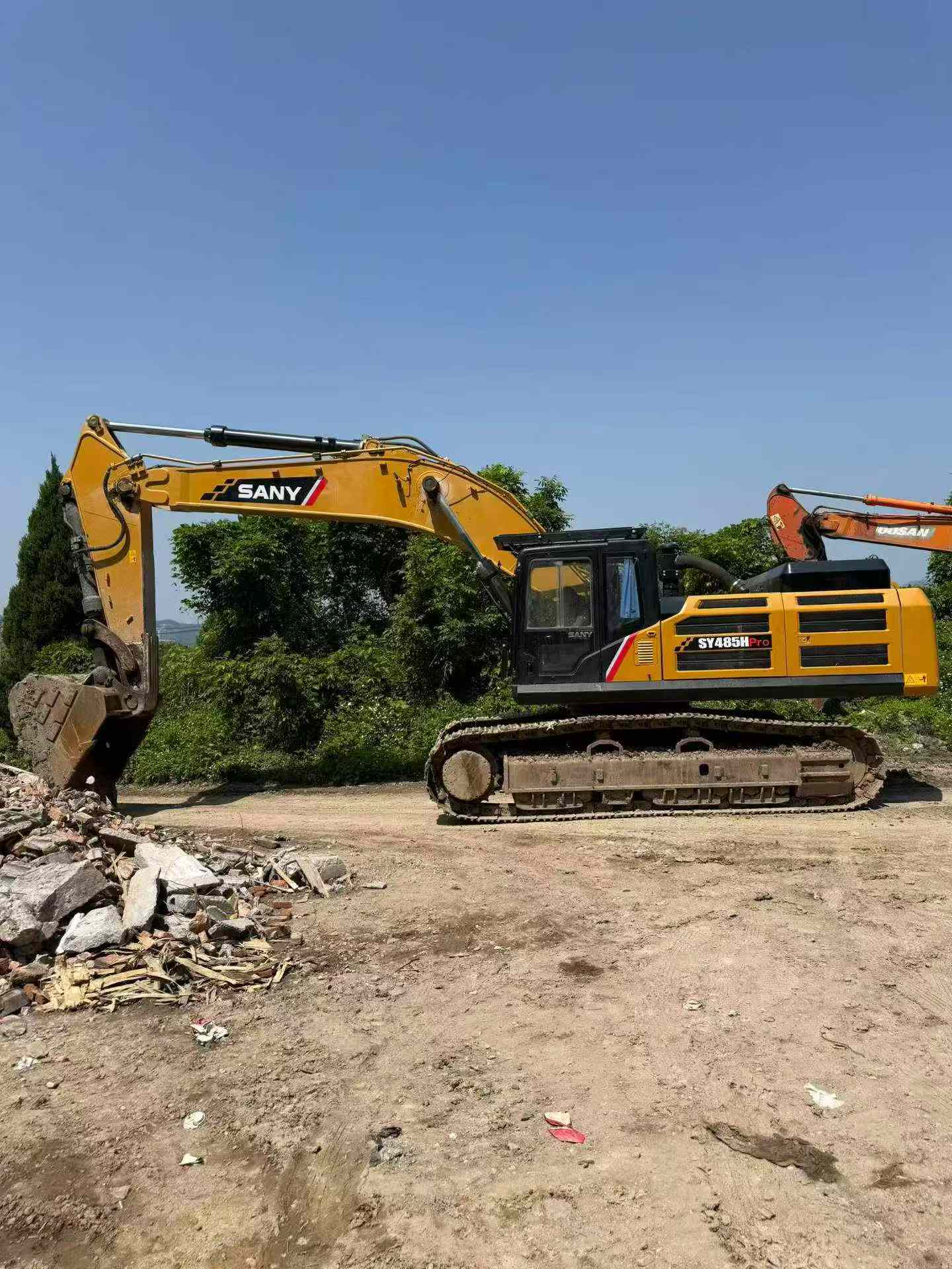 Buy Sany SY485H Used Excavator / 6