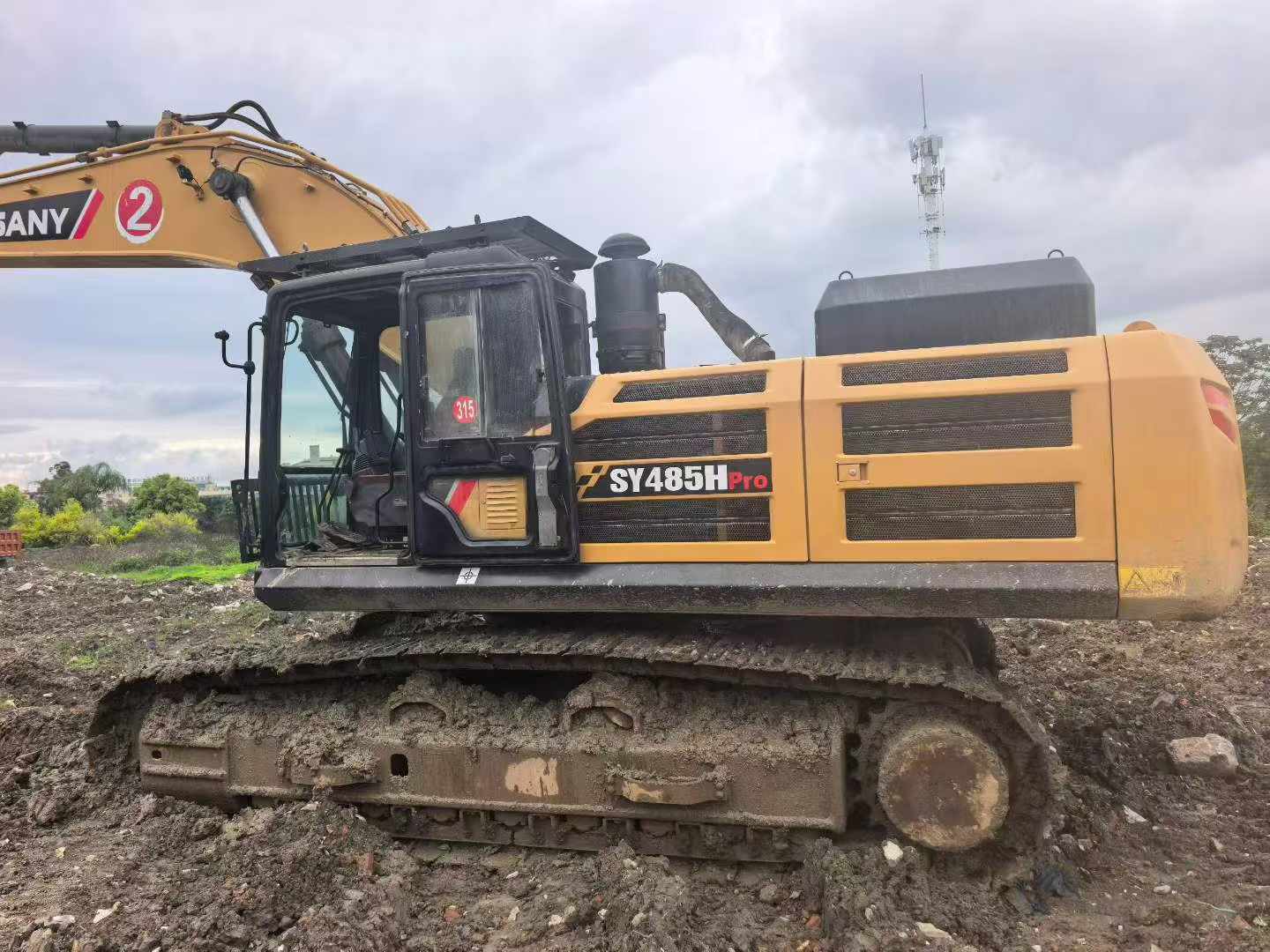 Buy Sany SY485C Used Excavator / 7