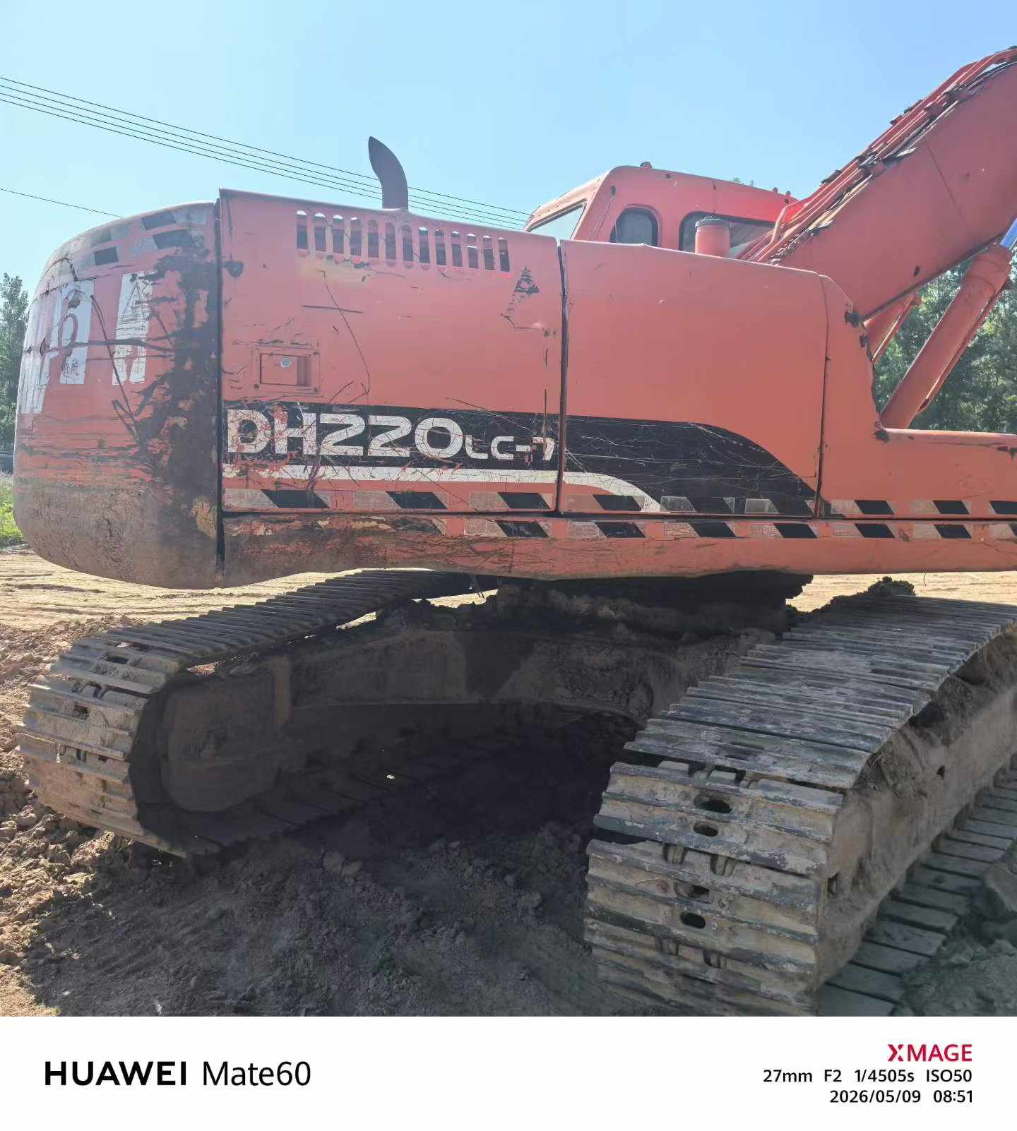 Buy Doosan DH220-7 Used Excavator / 9