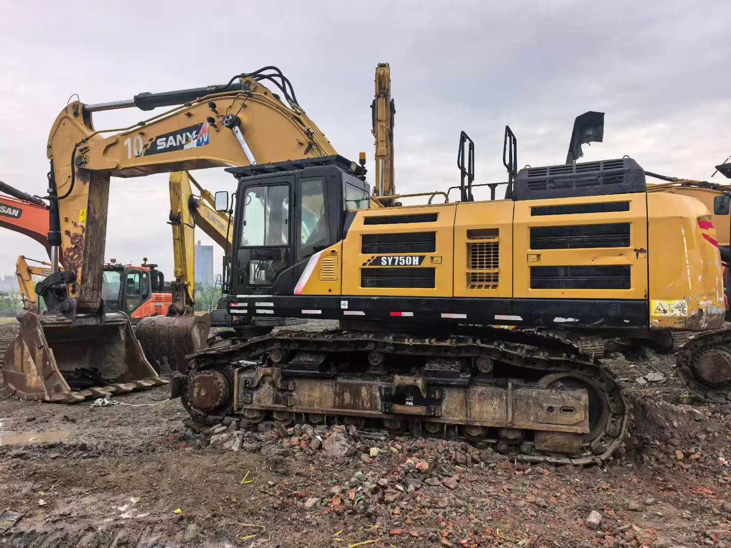 Buy Sany SY750H Used Excavator / 7