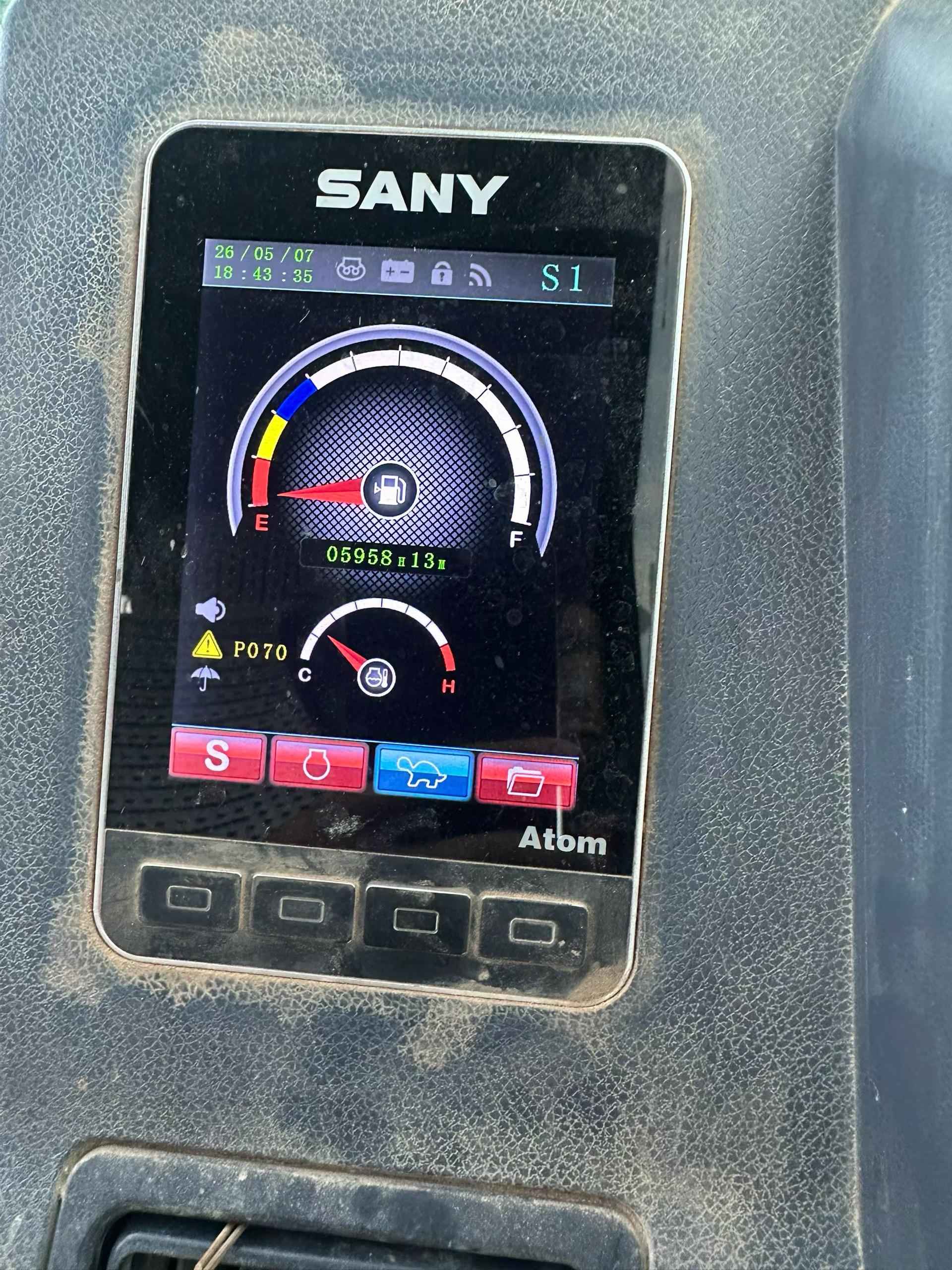 Buy Sany SY55 Used Excavator / 6