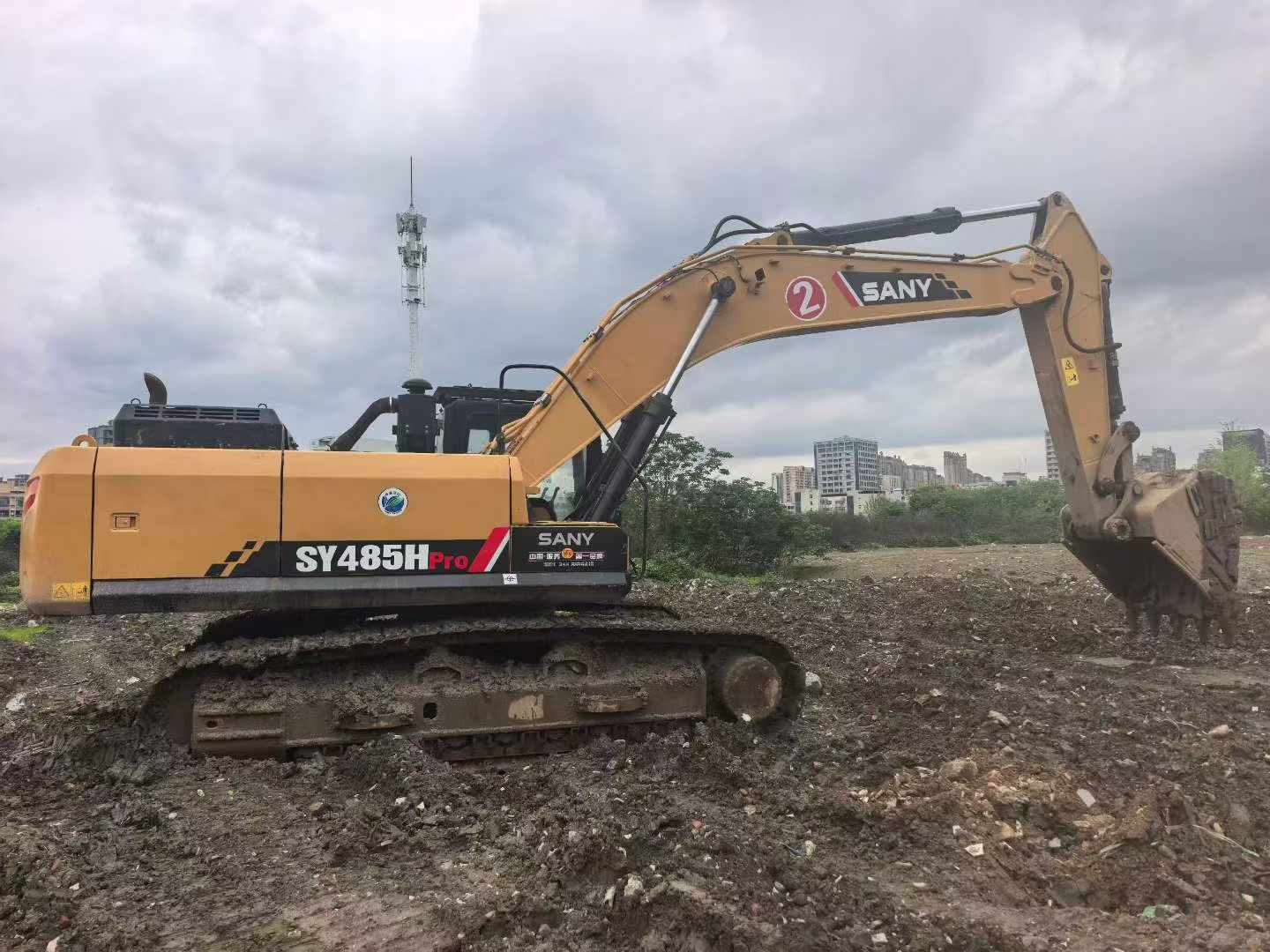 Buy Sany SY485C Used Excavator / 6