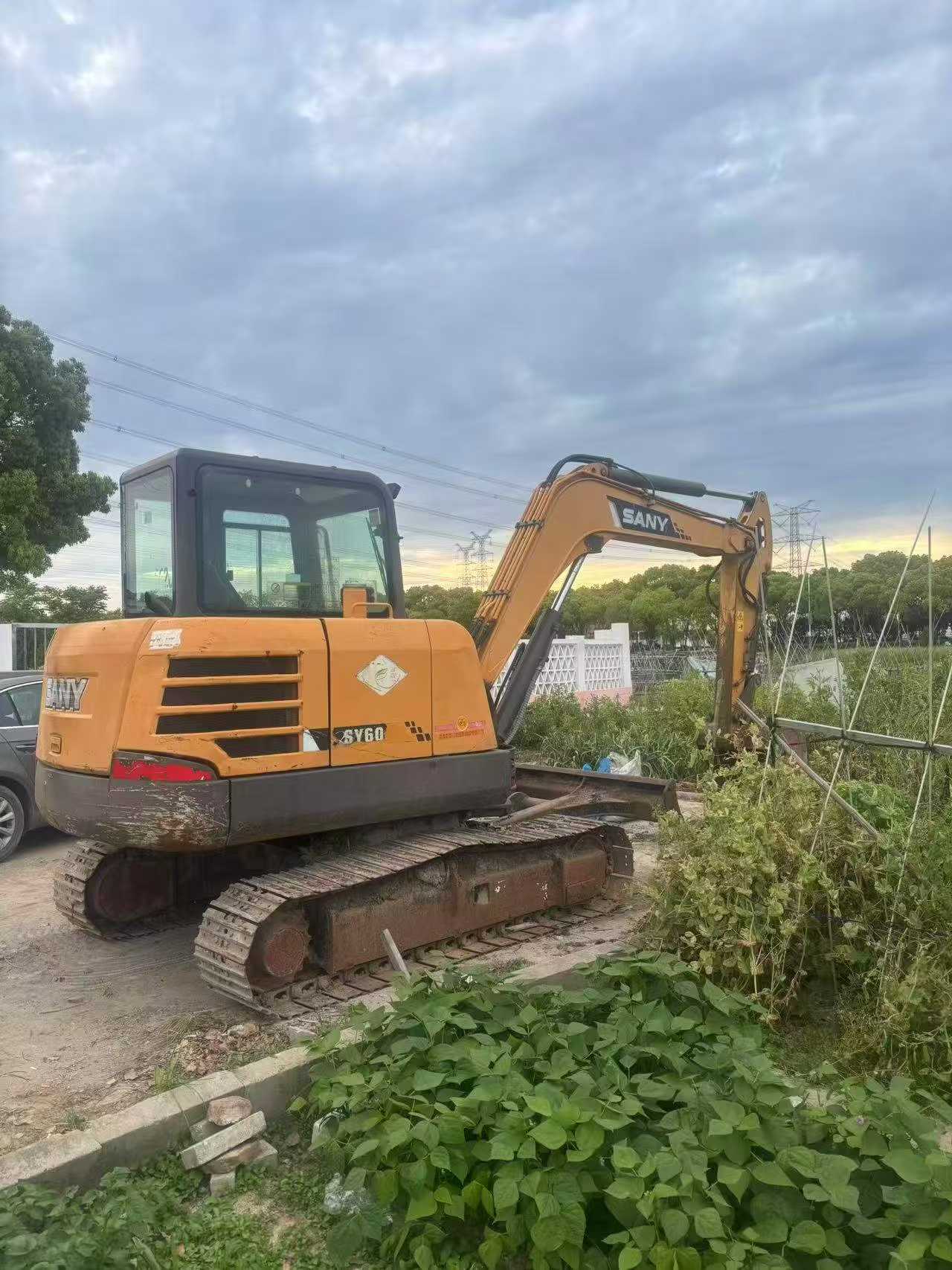 Buy Sany SY55 Used Excavator / 6