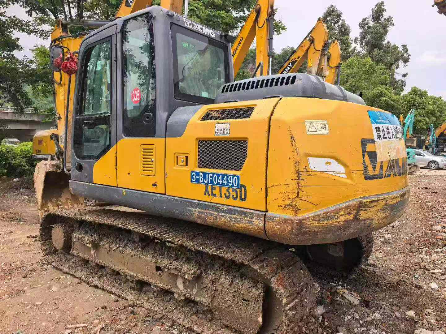 Buy XCMG XE135B Used Excavator / 8