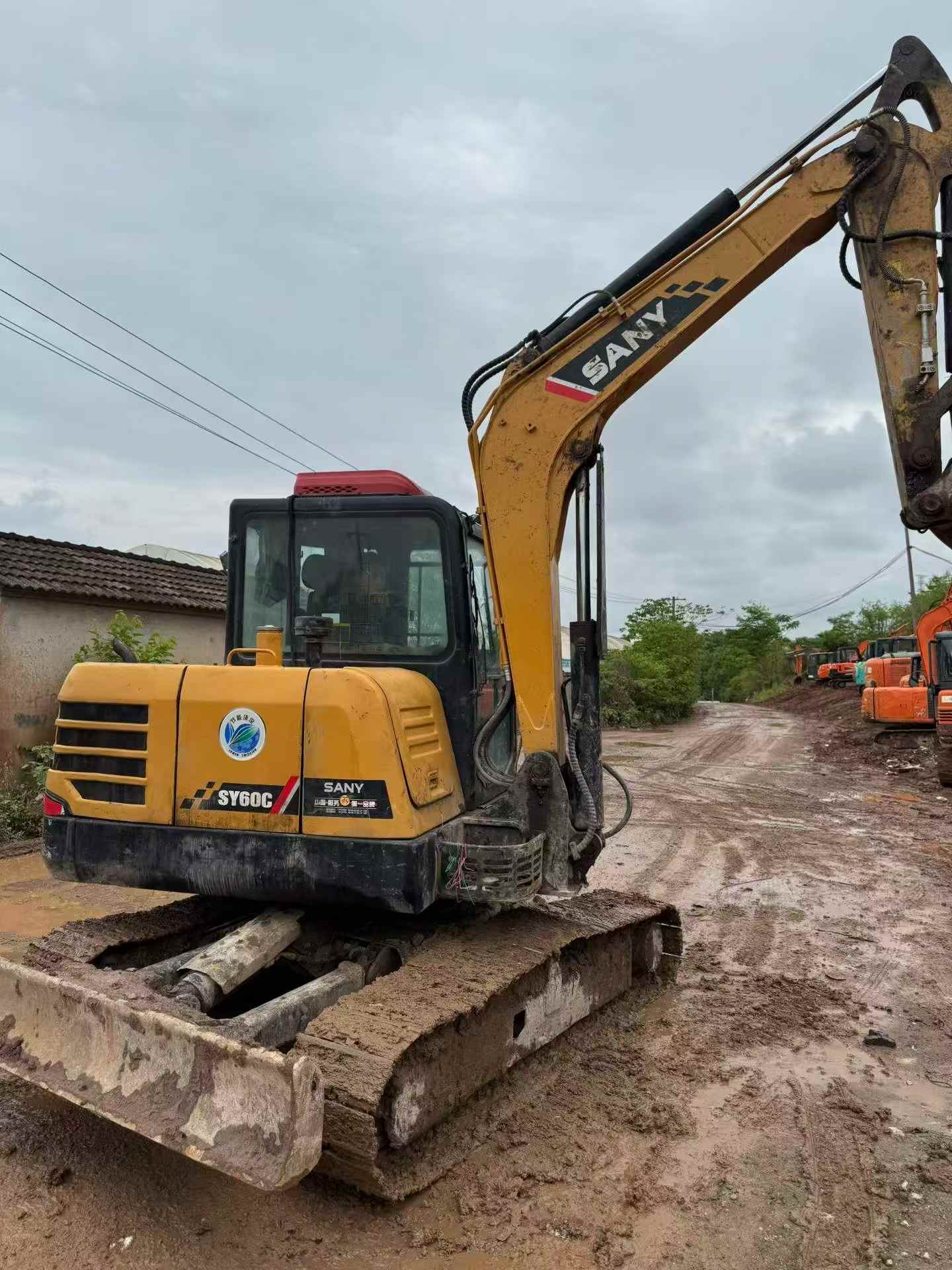 Buy Sany SY60 Used Excavator / 7